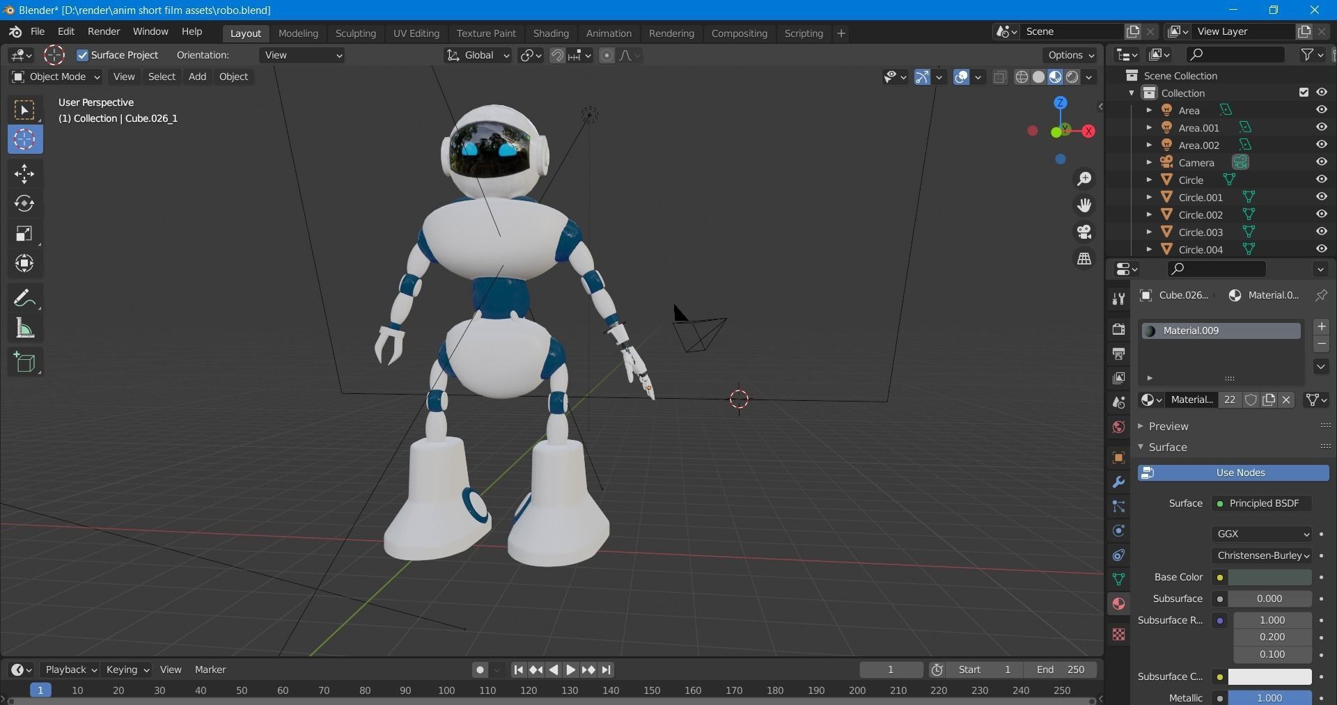 robot Free low-poly 3D model_7