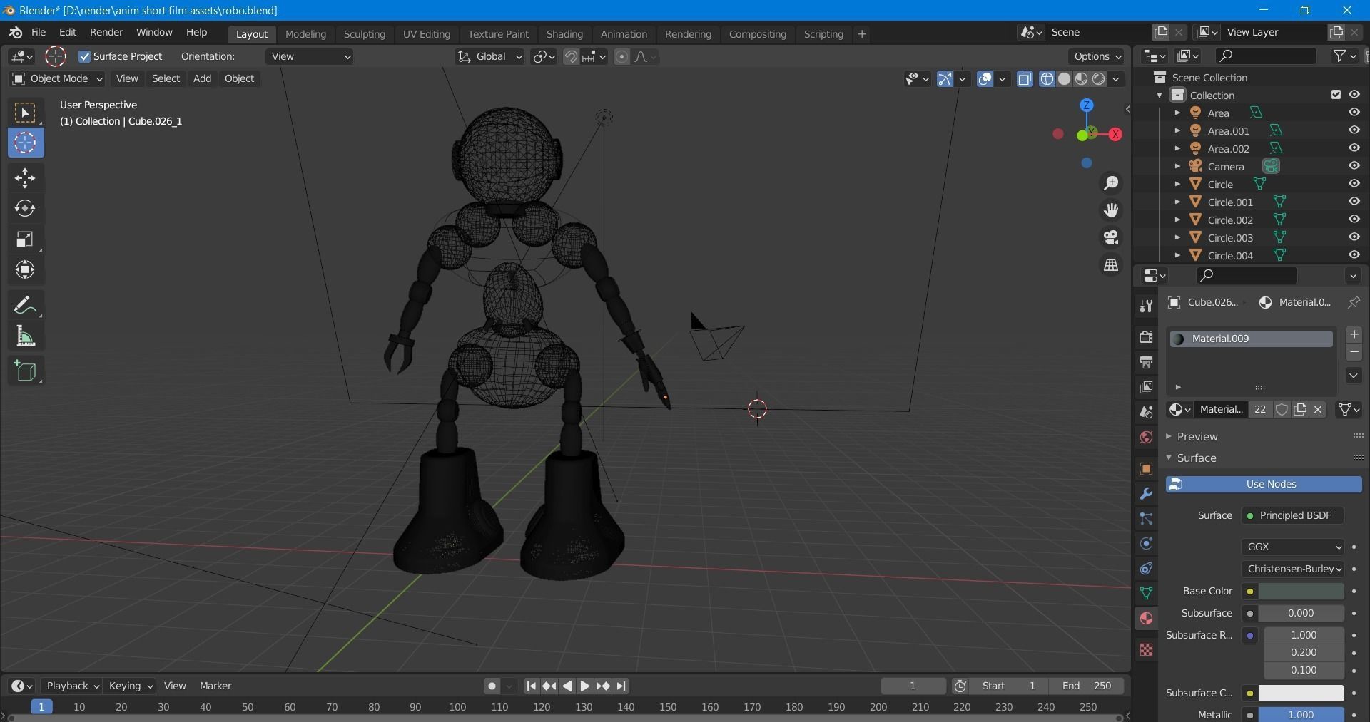 robot Free low-poly 3D model_6