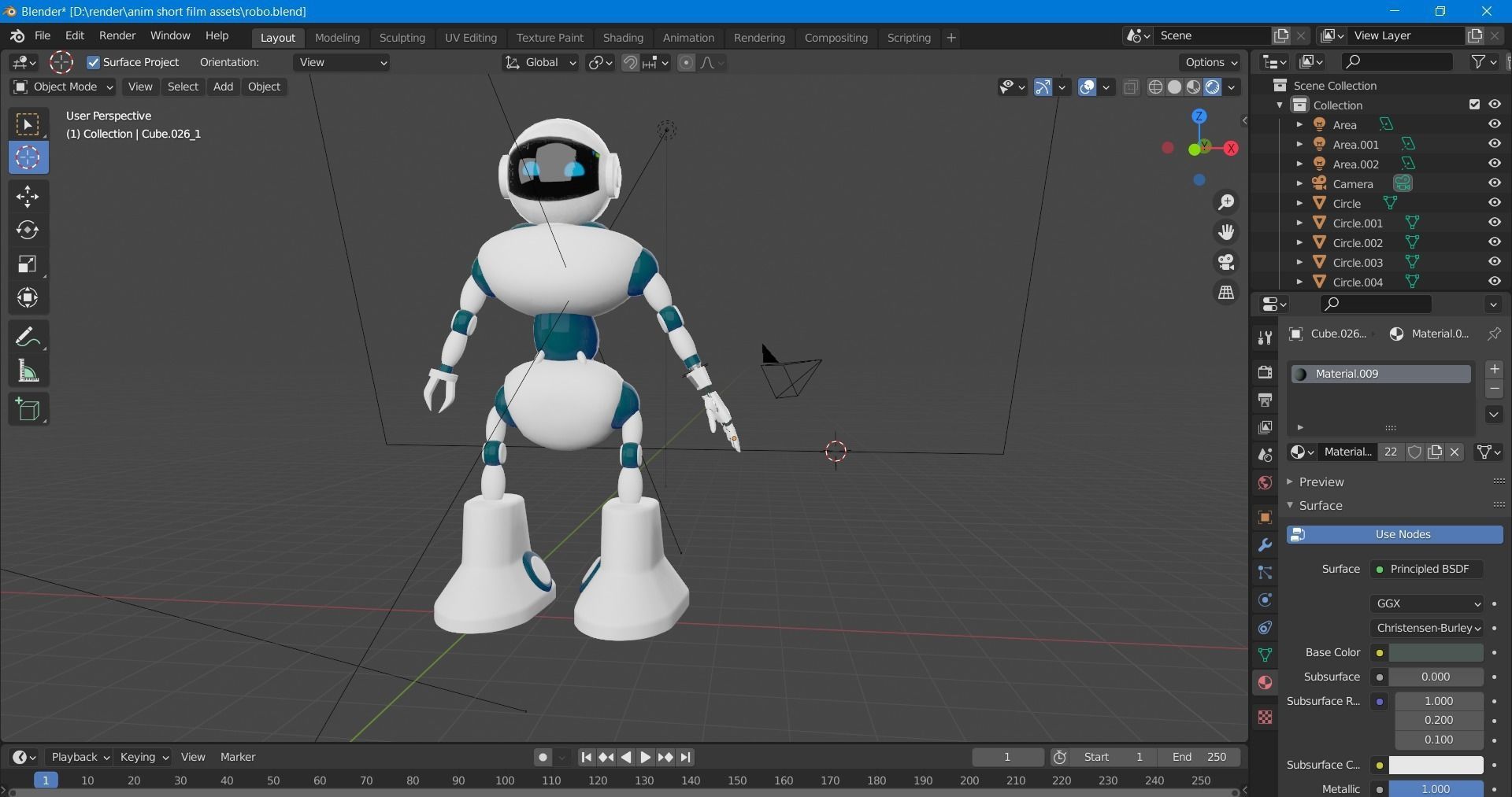 robot Free low-poly 3D model_5