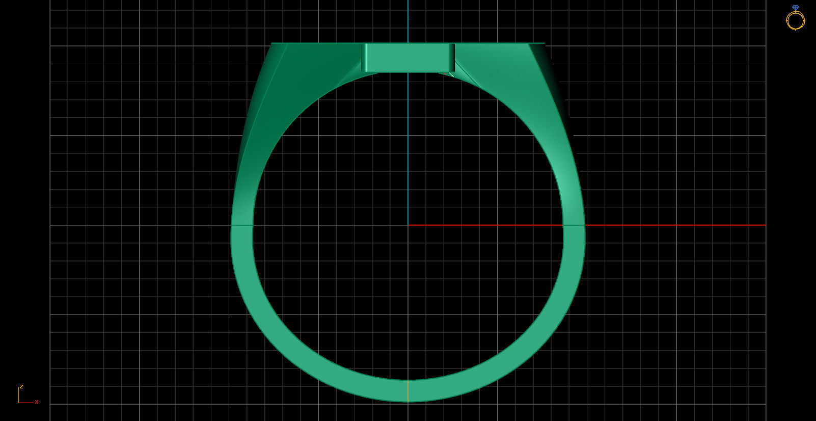 ANKH CROSS RING 3D print model_5