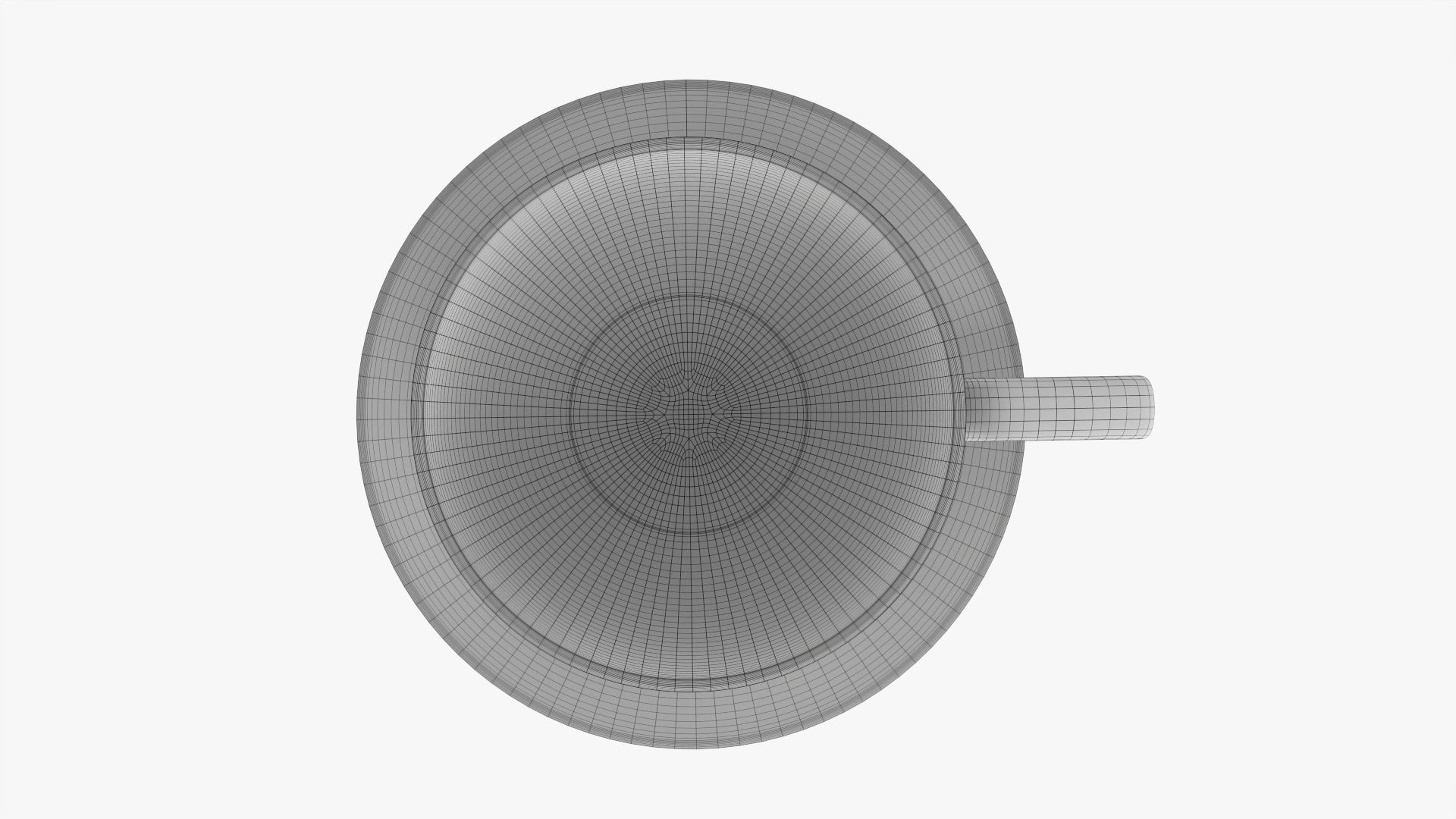 Coffee mug and saucer 03 3D model_12