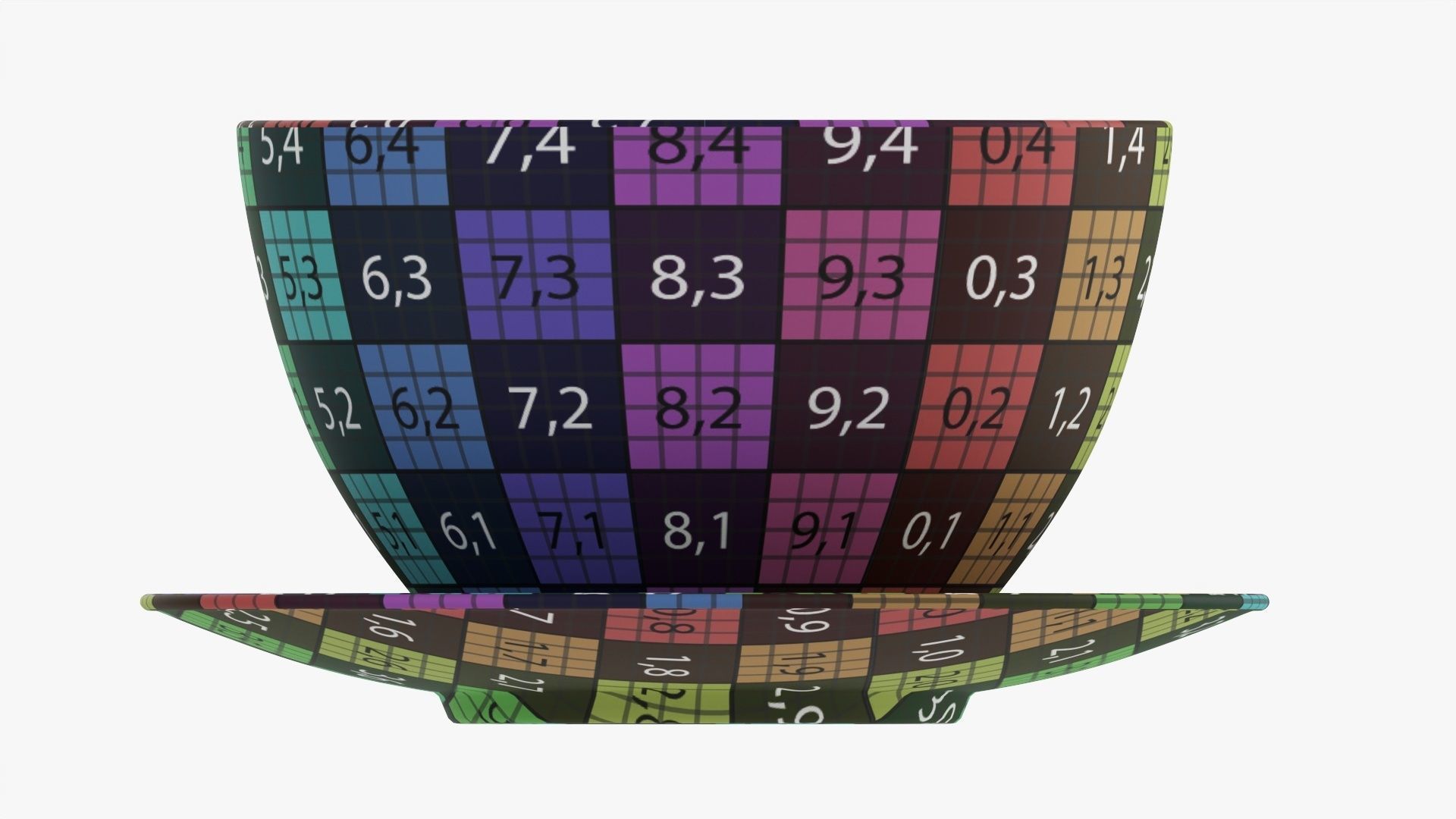 Coffee mug and saucer 03 3D model_17