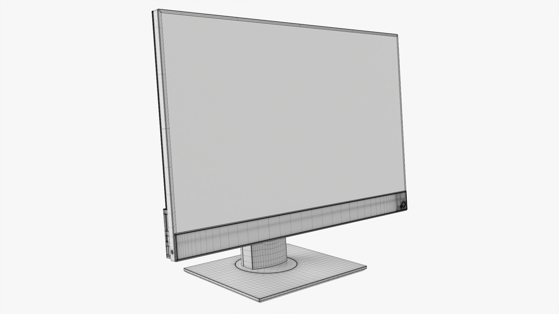 Desktop computer  all-in-one 01 3D model_11