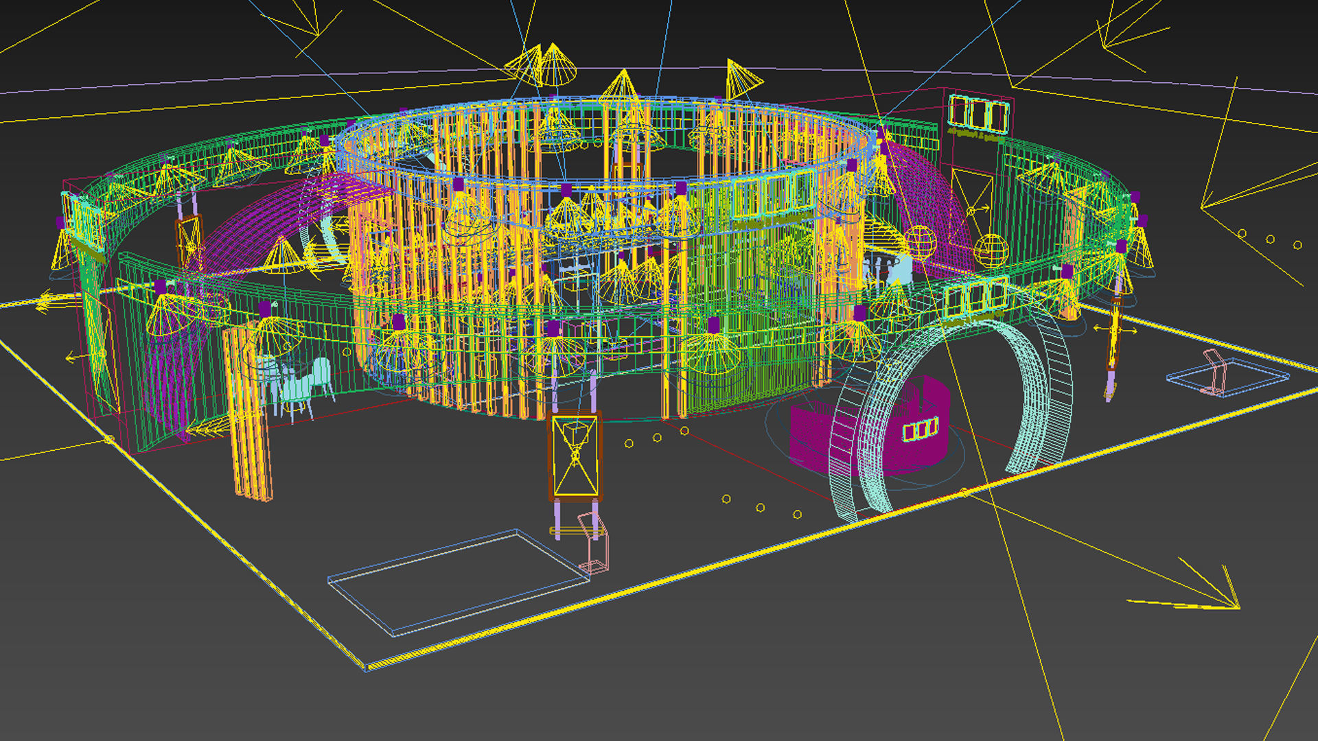 Exhibition Booth 3D model_13