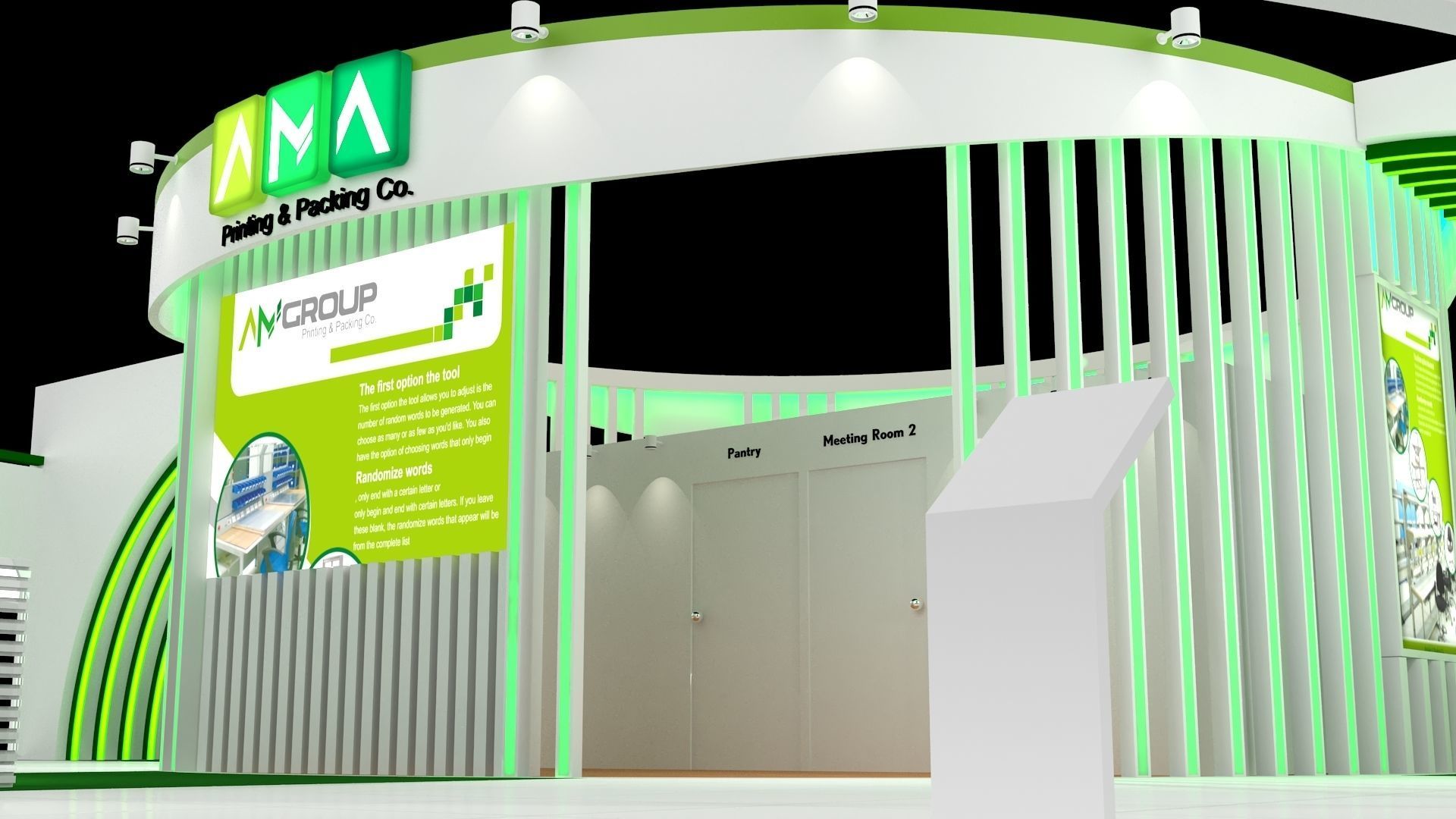 Exhibition Booth 3D model_7
