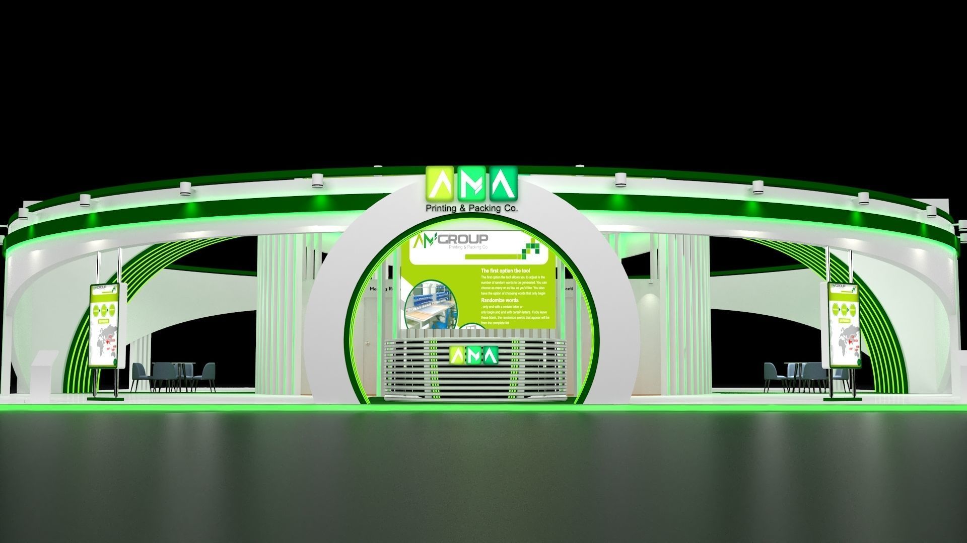 Exhibition Booth 3D model_10