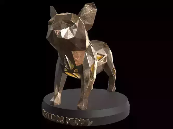 Steampunk Bulldog Puppy