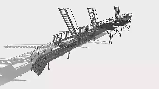 Fire ladders and platforms