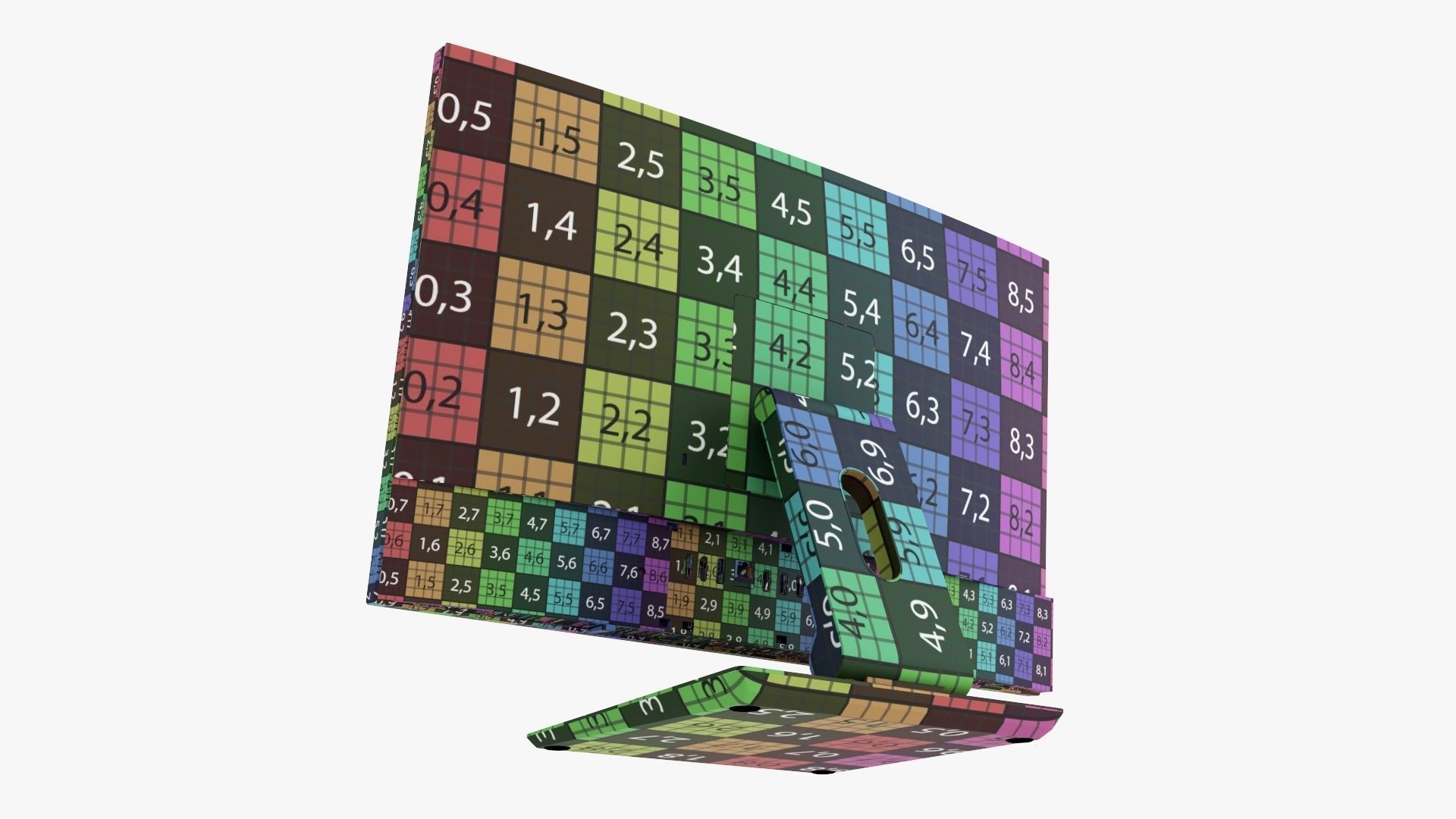 Desktop computer all-in-one 02 3D model_24