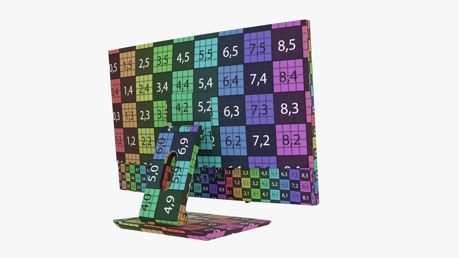 Desktop computer all-in-one 02 3D model_23