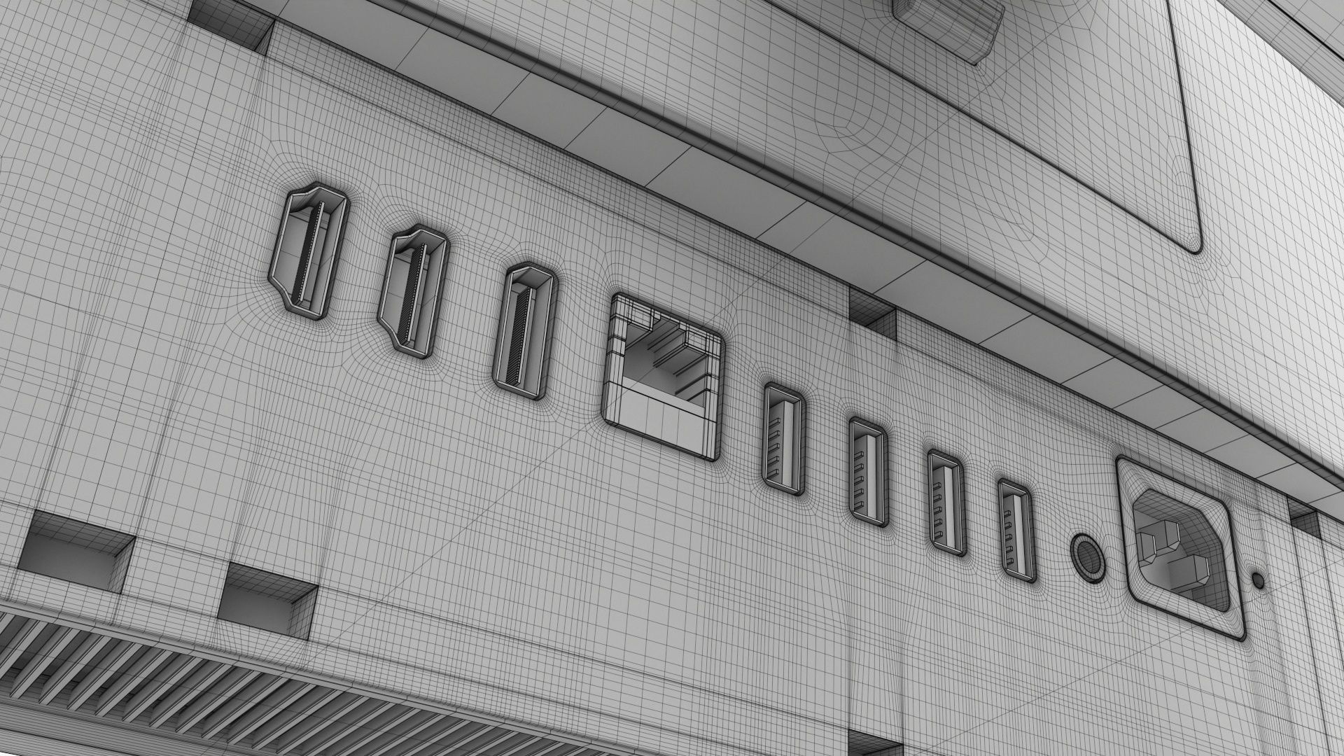 Desktop computer all-in-one 02 3D model_17