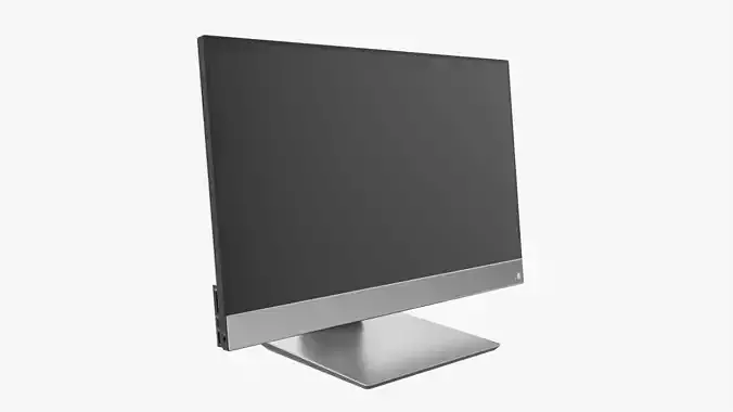 Desktop computer all-in-one 02 3D model