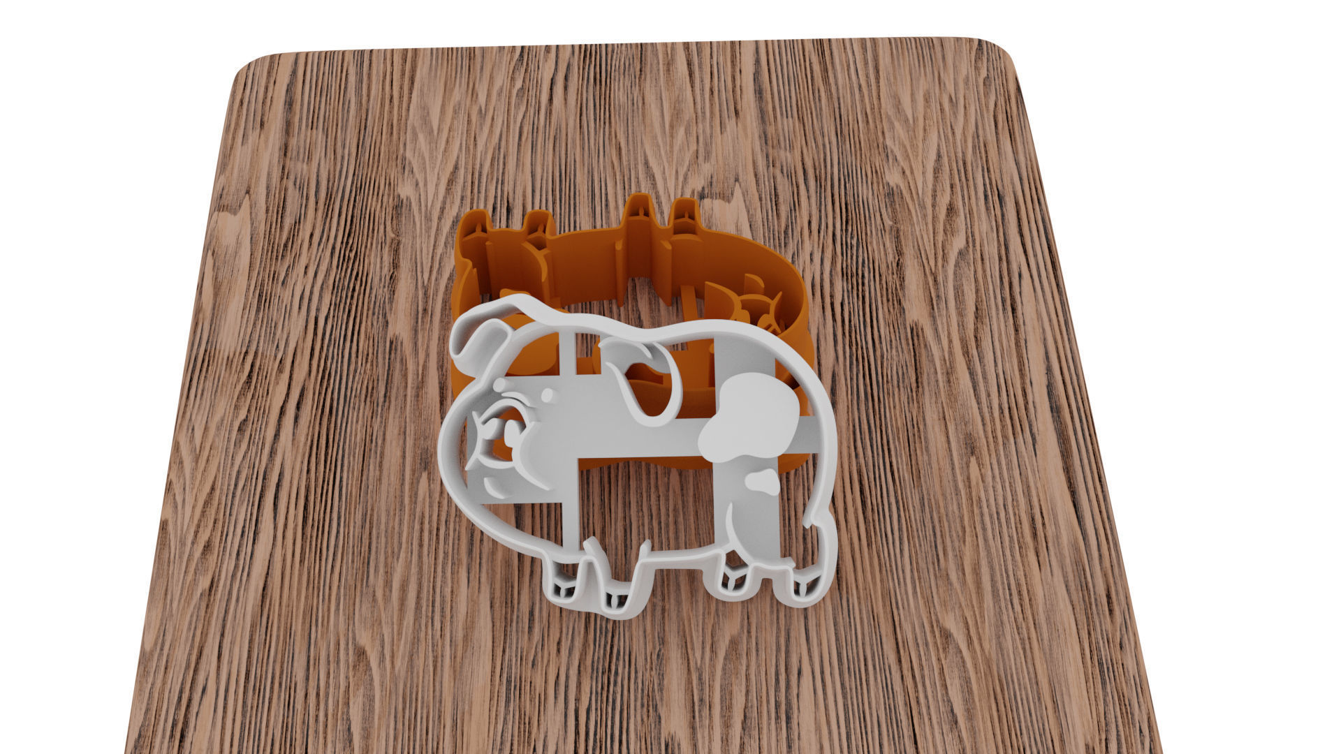 A pig as a mold for a 3D printer 3D print model_5