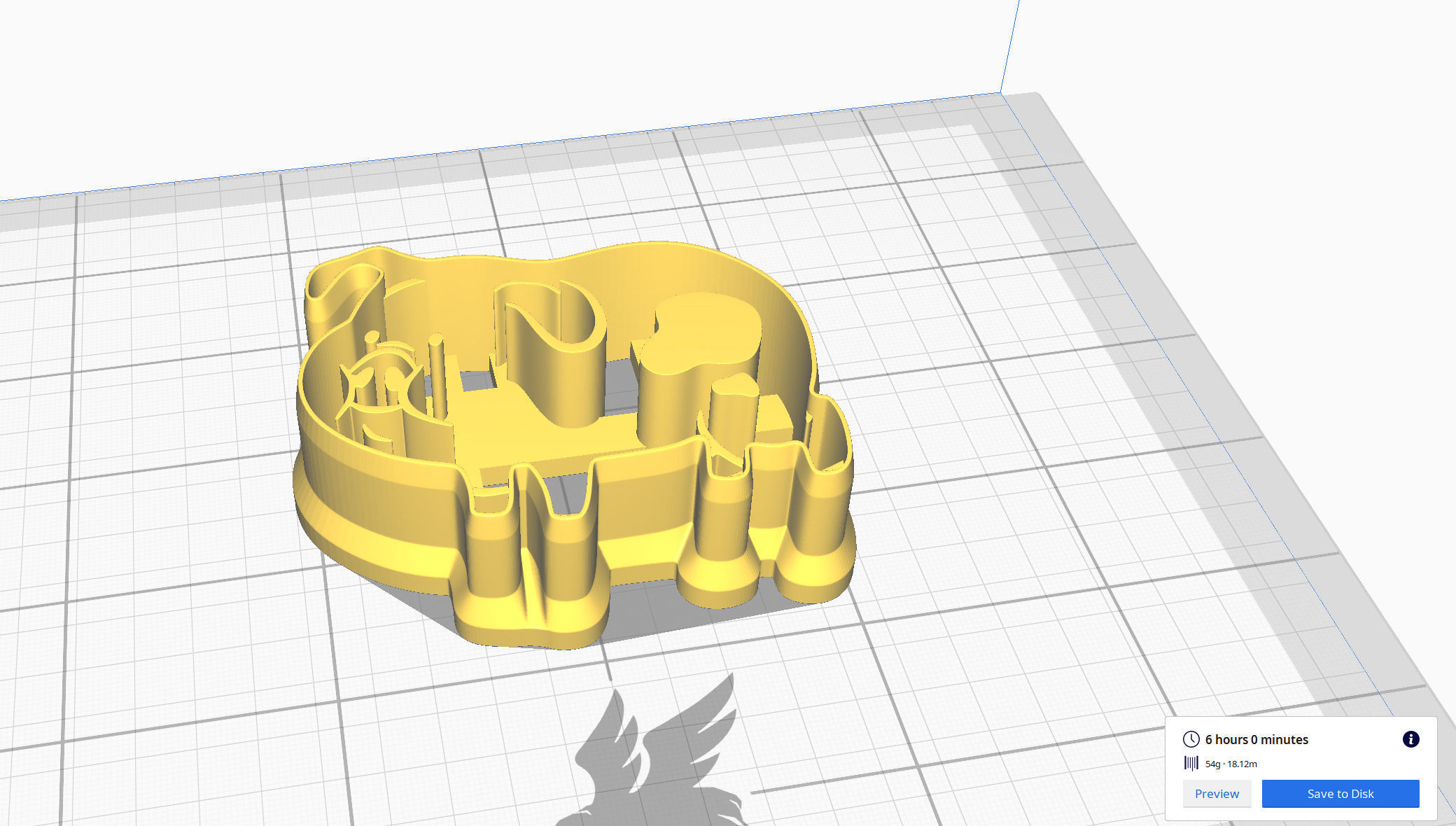 A pig as a mold for a 3D printer 3D print model_3