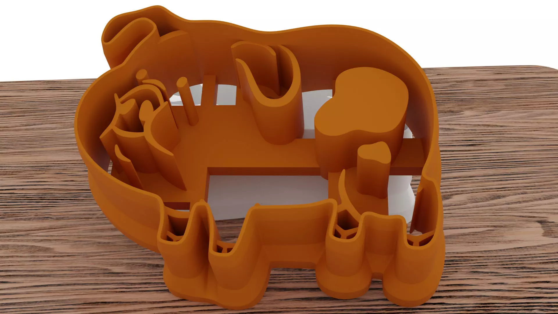 A pig as a mold for a 3D printer 3D print model_0