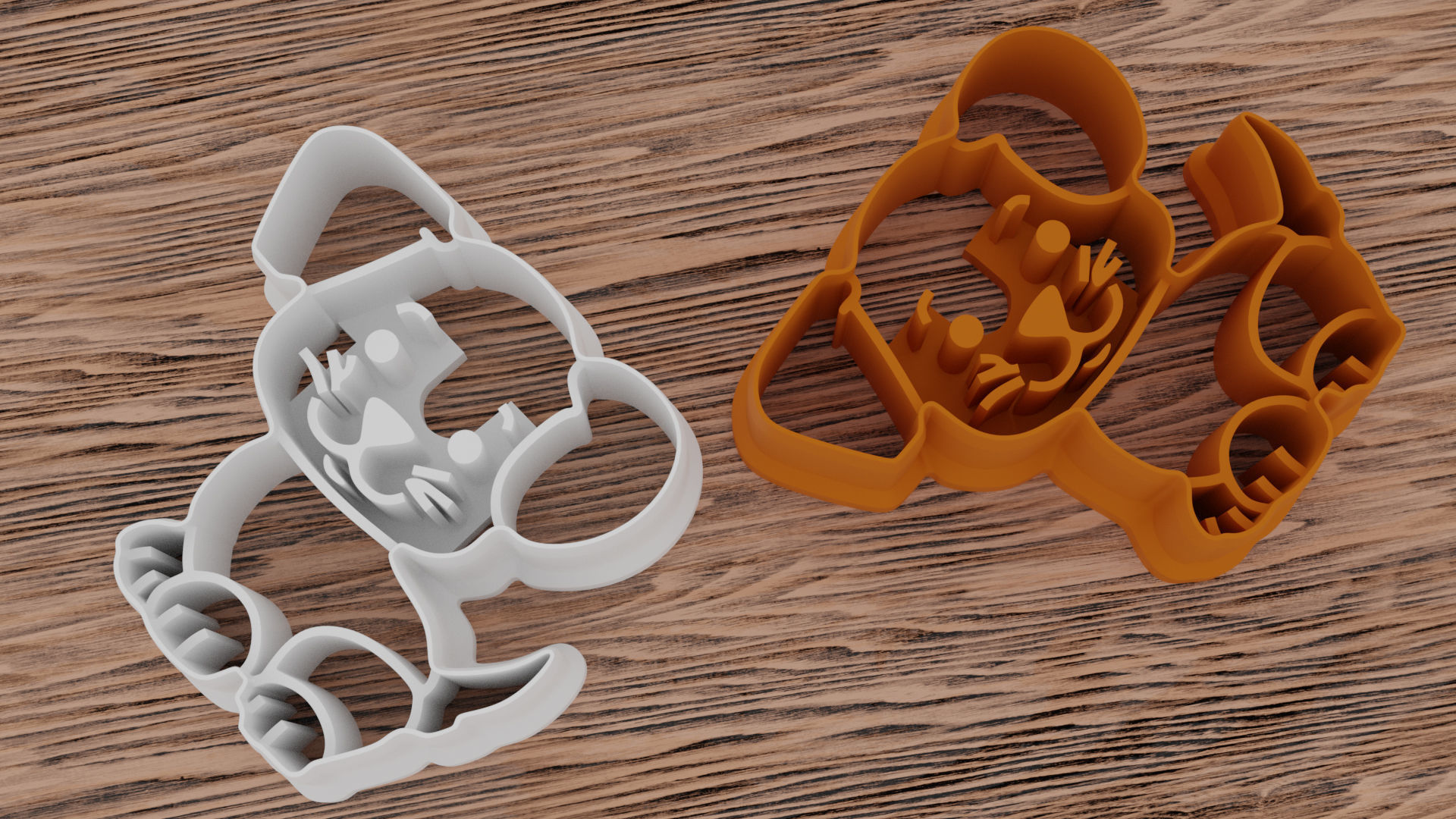 Cute cookie dog 3D printer mold Free 3D print model_2