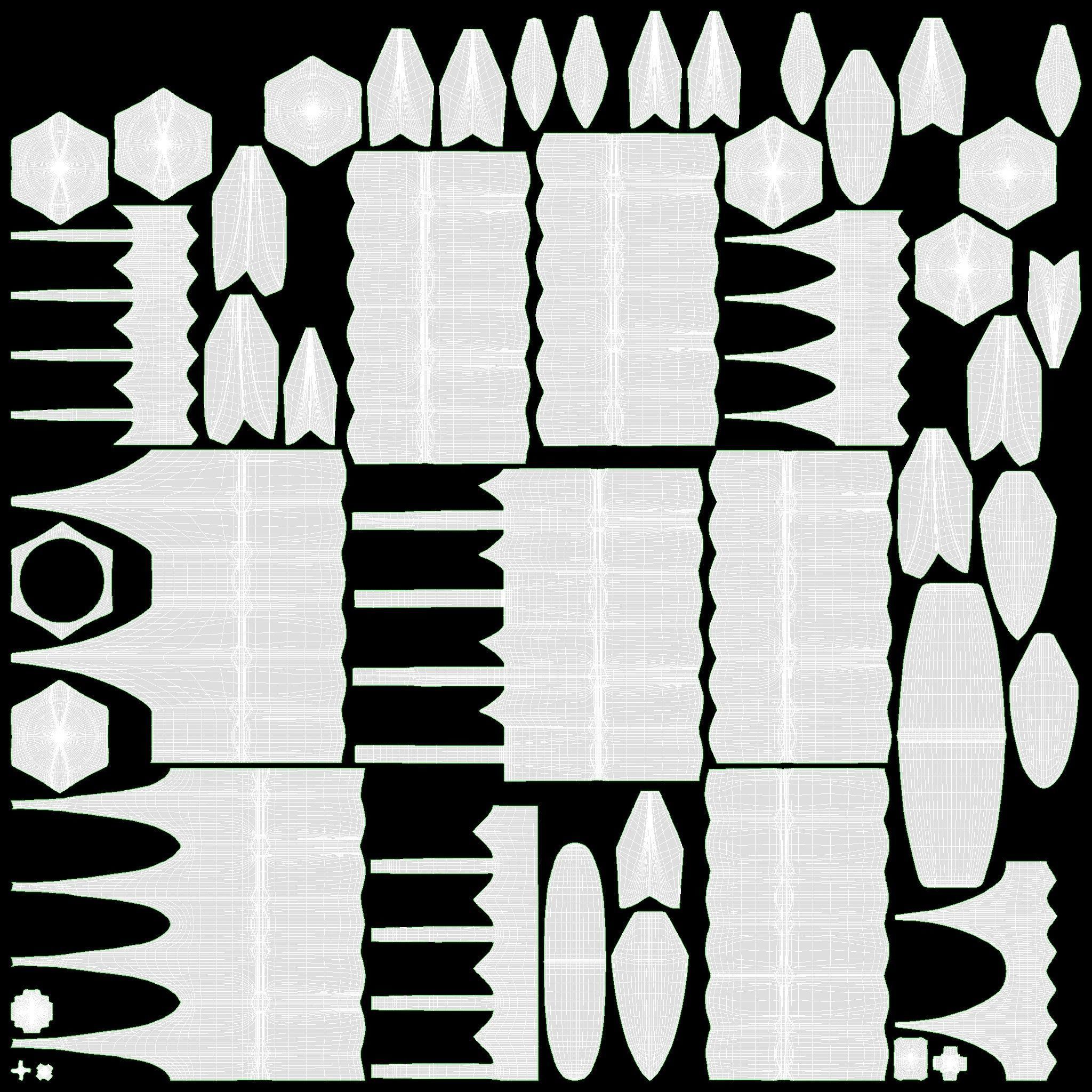 Bit set for screwdriver 3D model_16