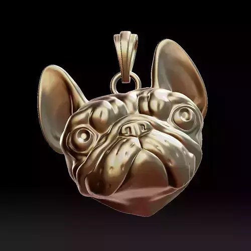 French Bulldog Pendant for 3D printer