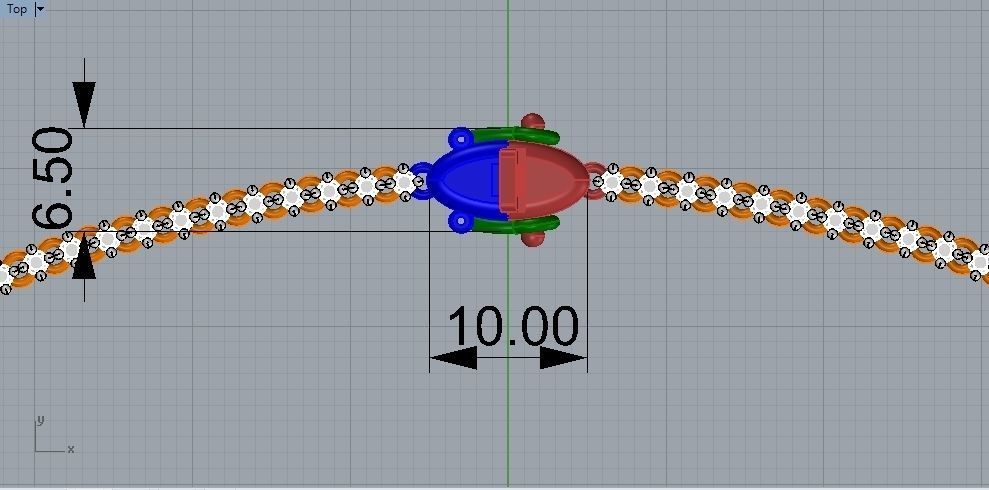 Classic Necklace - 3D Jewelry - GA-339 3D print model_17