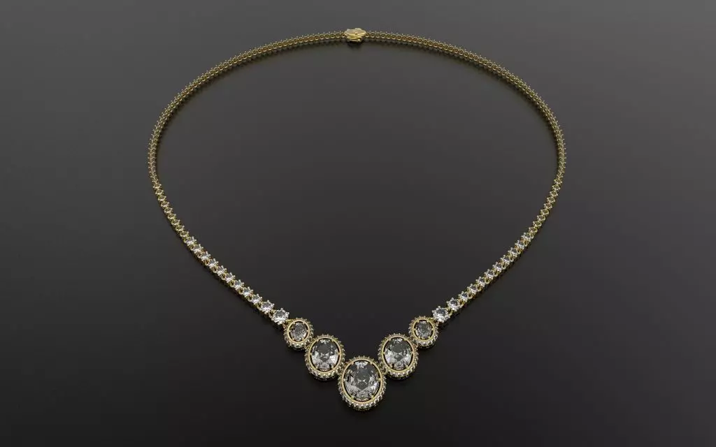 Classic Necklace - 3D Jewelry - GA-339 3D print model_0