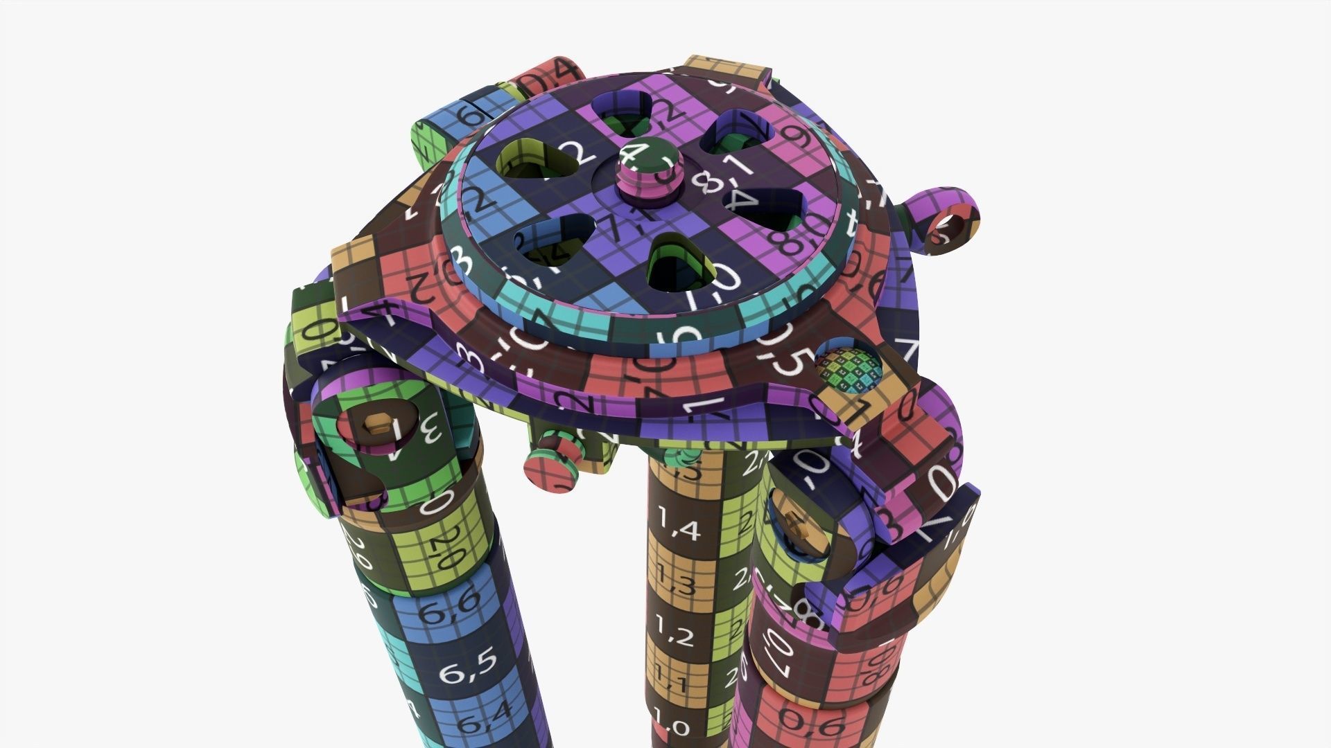 Camera carbon fiber tripod 01 3D model_23