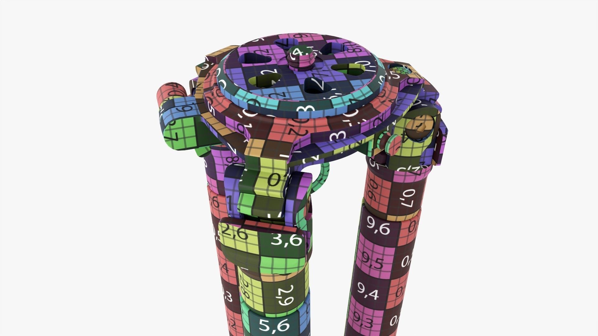 Camera carbon fiber tripod 01 3D model_24