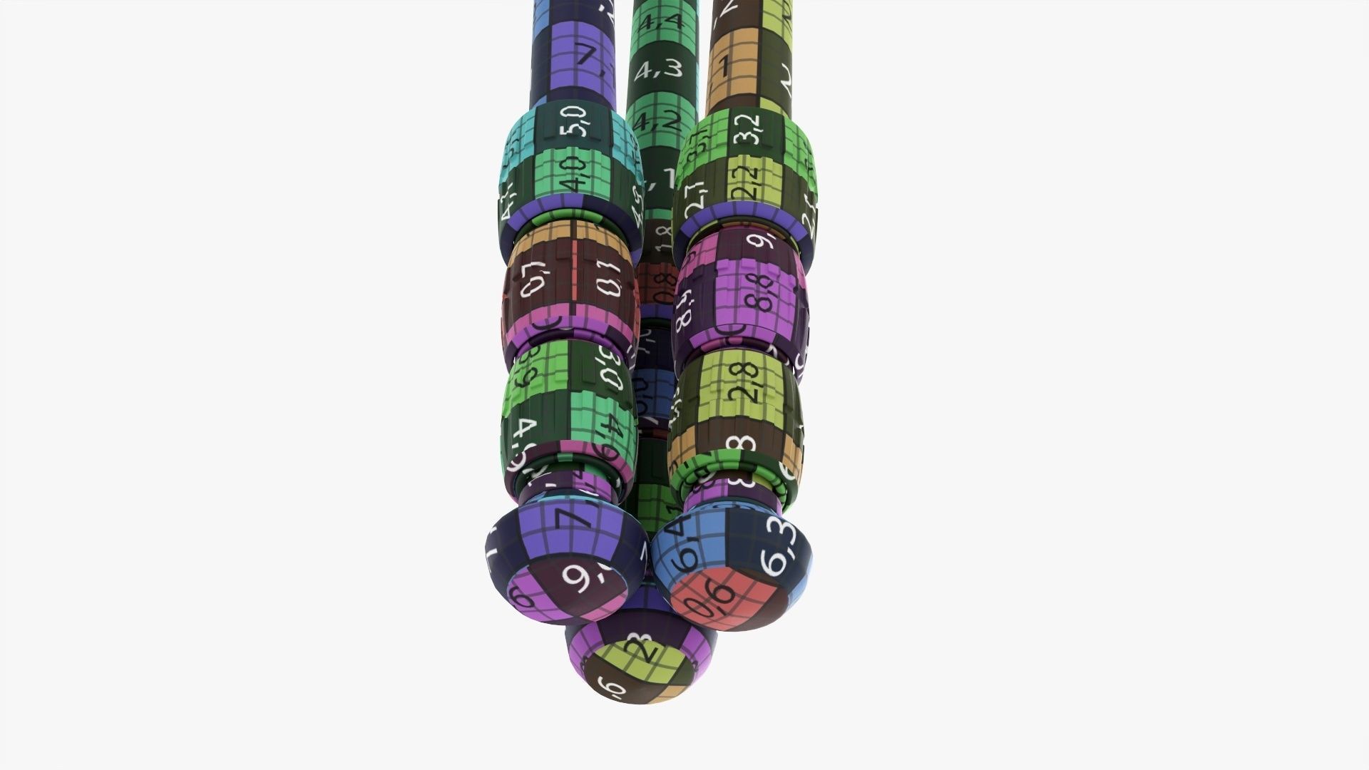 Camera carbon fiber tripod 01 3D model_27