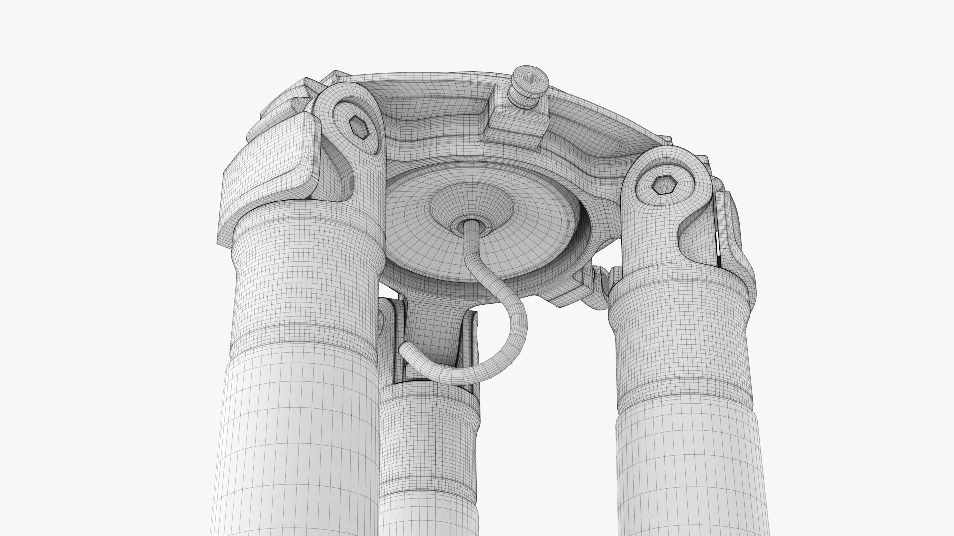 Camera carbon fiber tripod 01 3D model_15