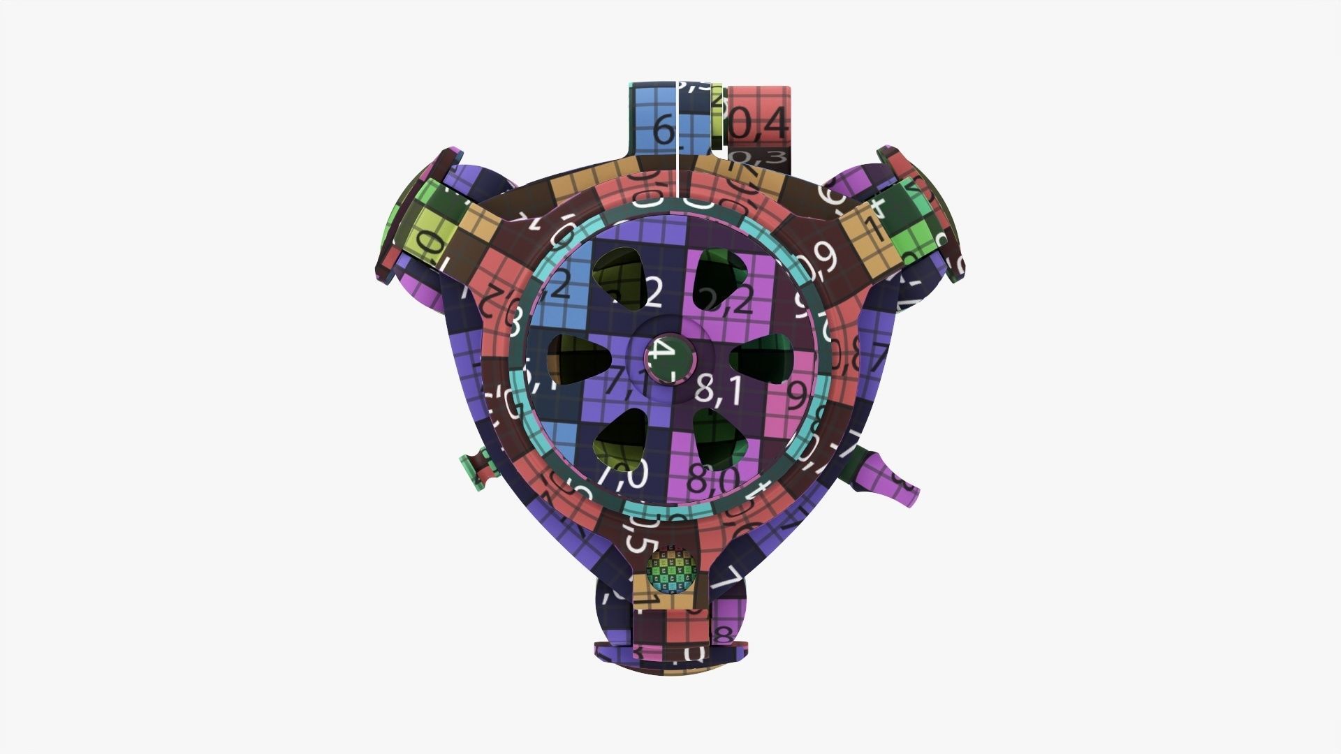 Camera carbon fiber tripod 01 3D model_30