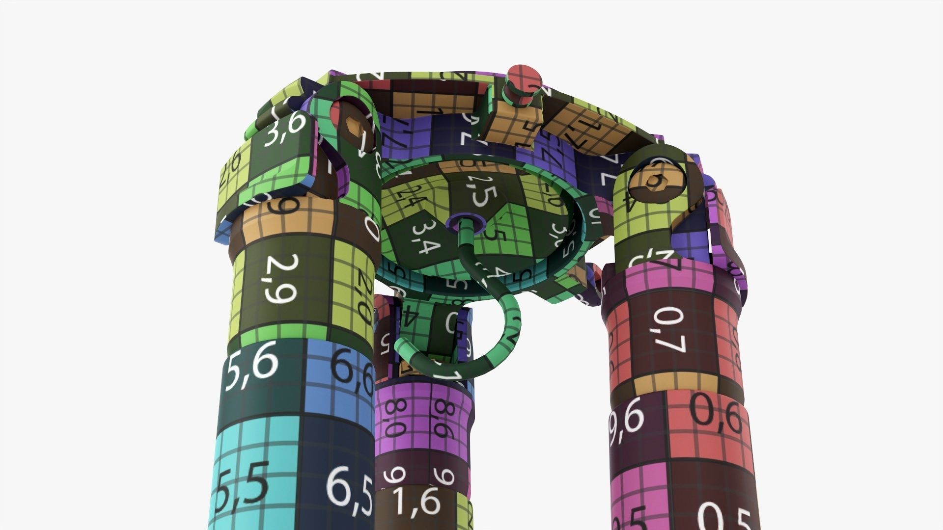 Camera carbon fiber tripod 01 3D model_25