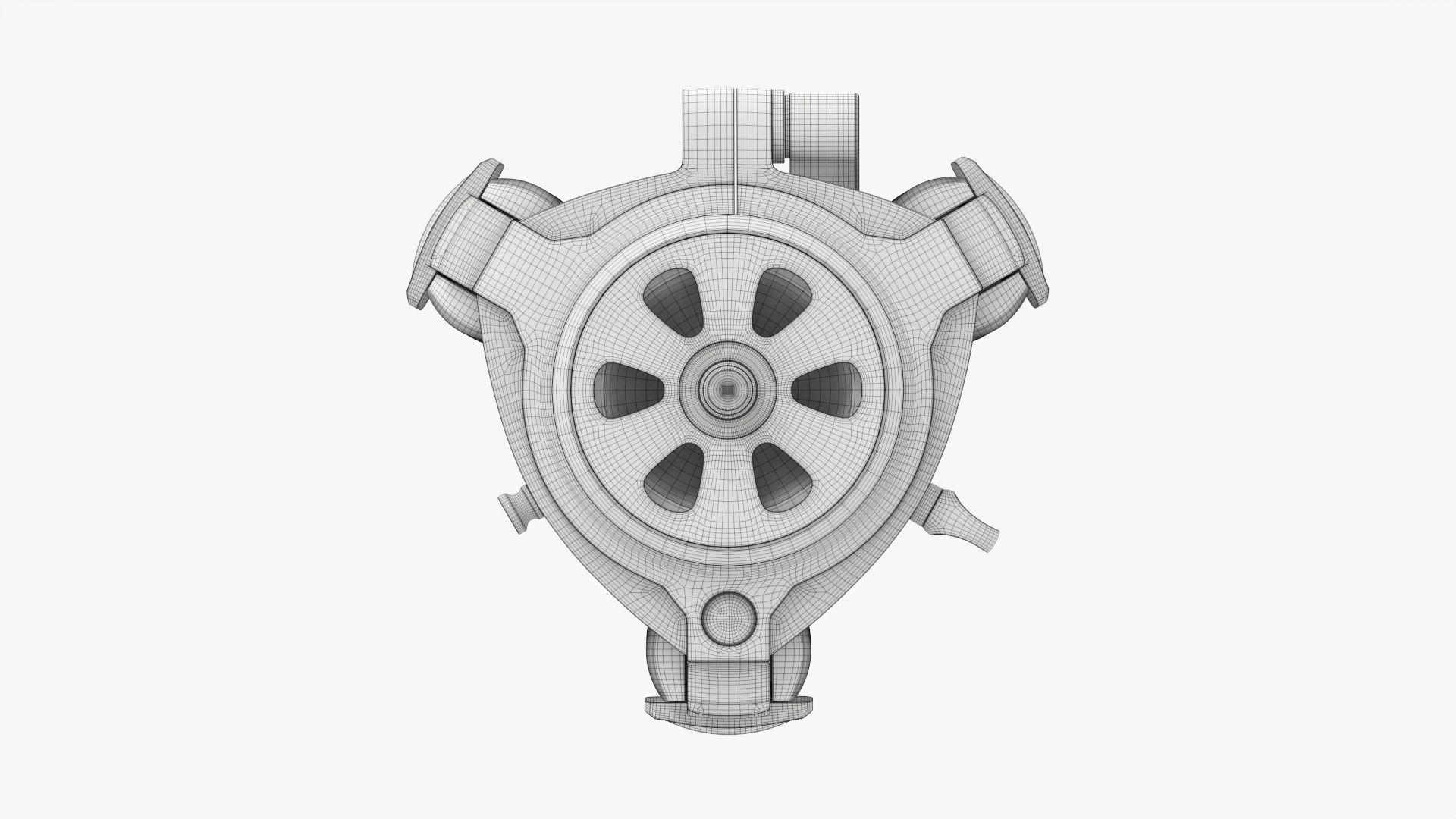 Camera carbon fiber tripod 01 3D model_20