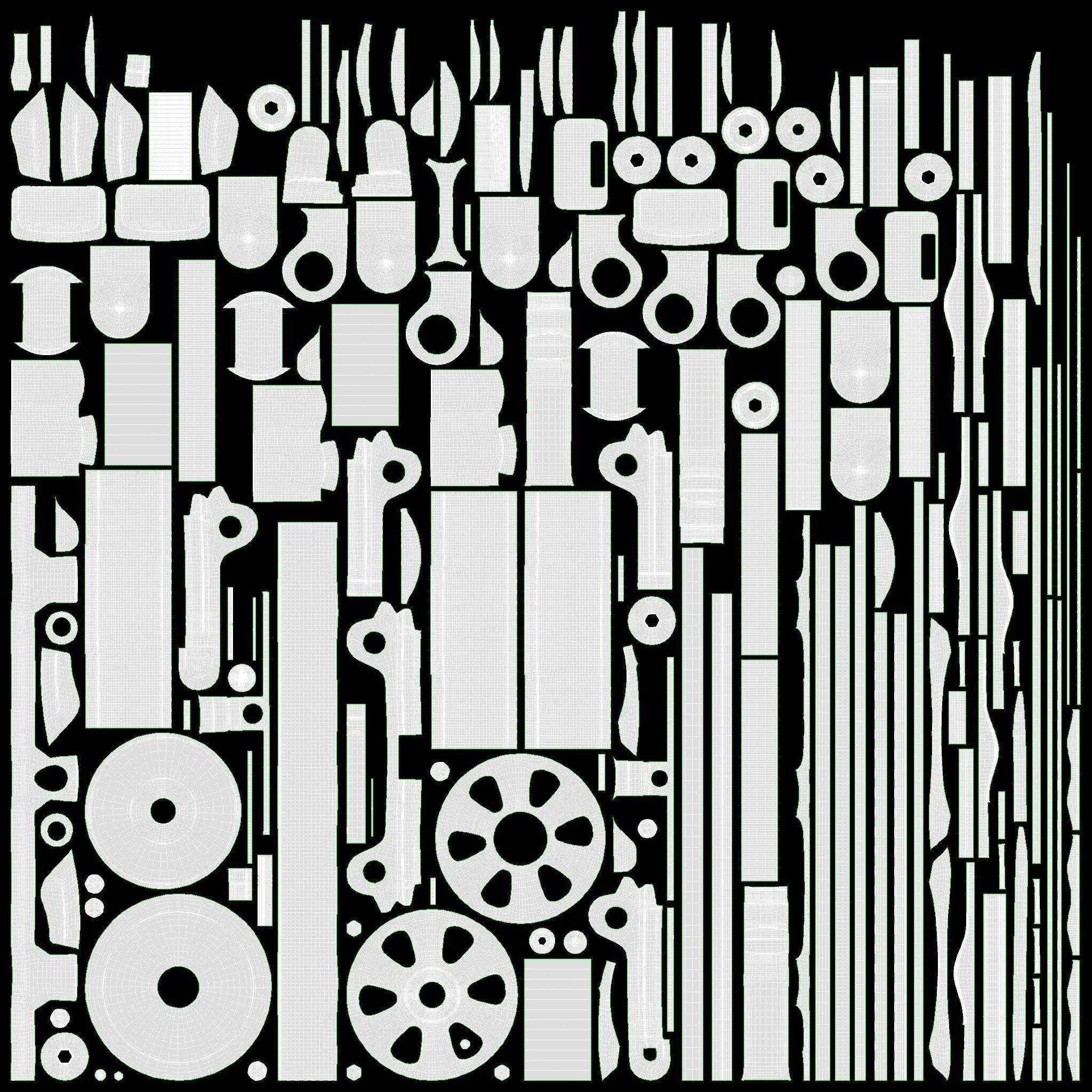Camera carbon fiber tripod 01 3D model_34