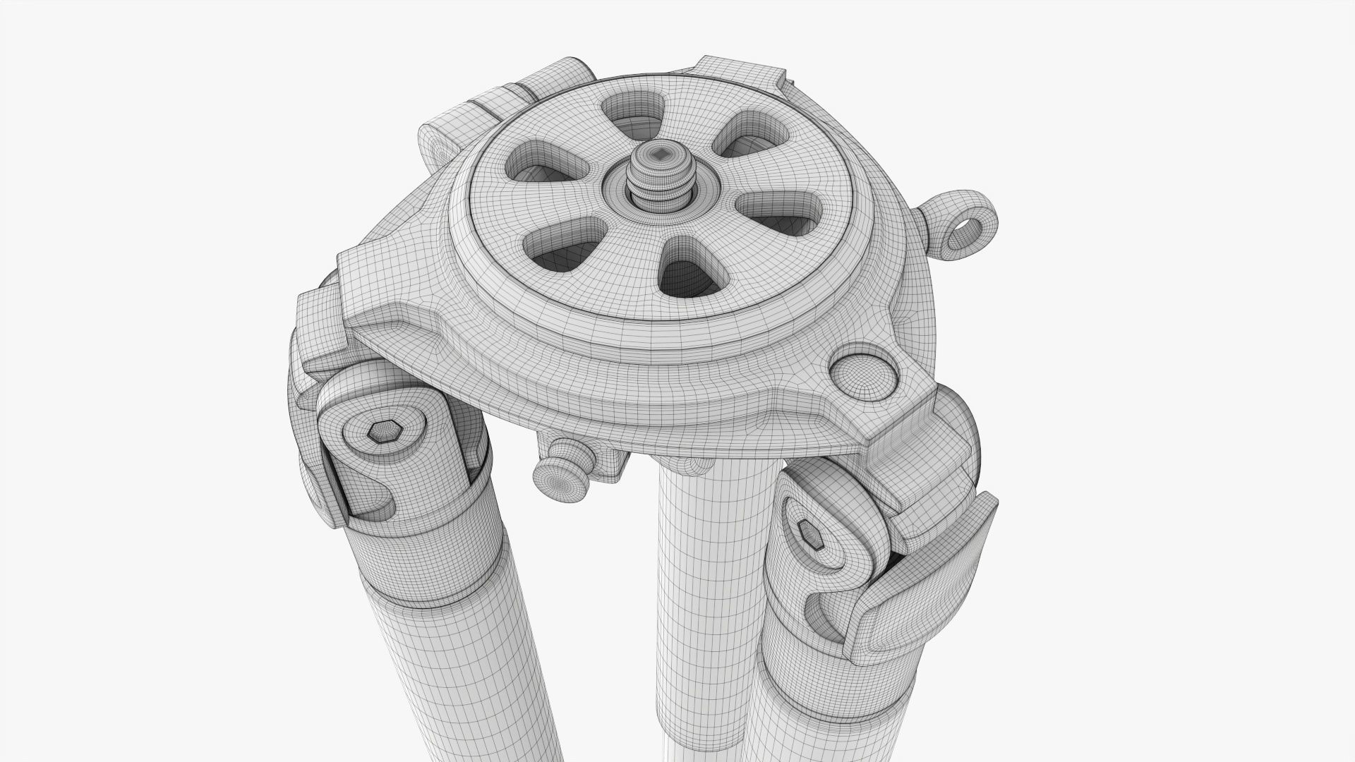 Camera carbon fiber tripod 01 3D model_13