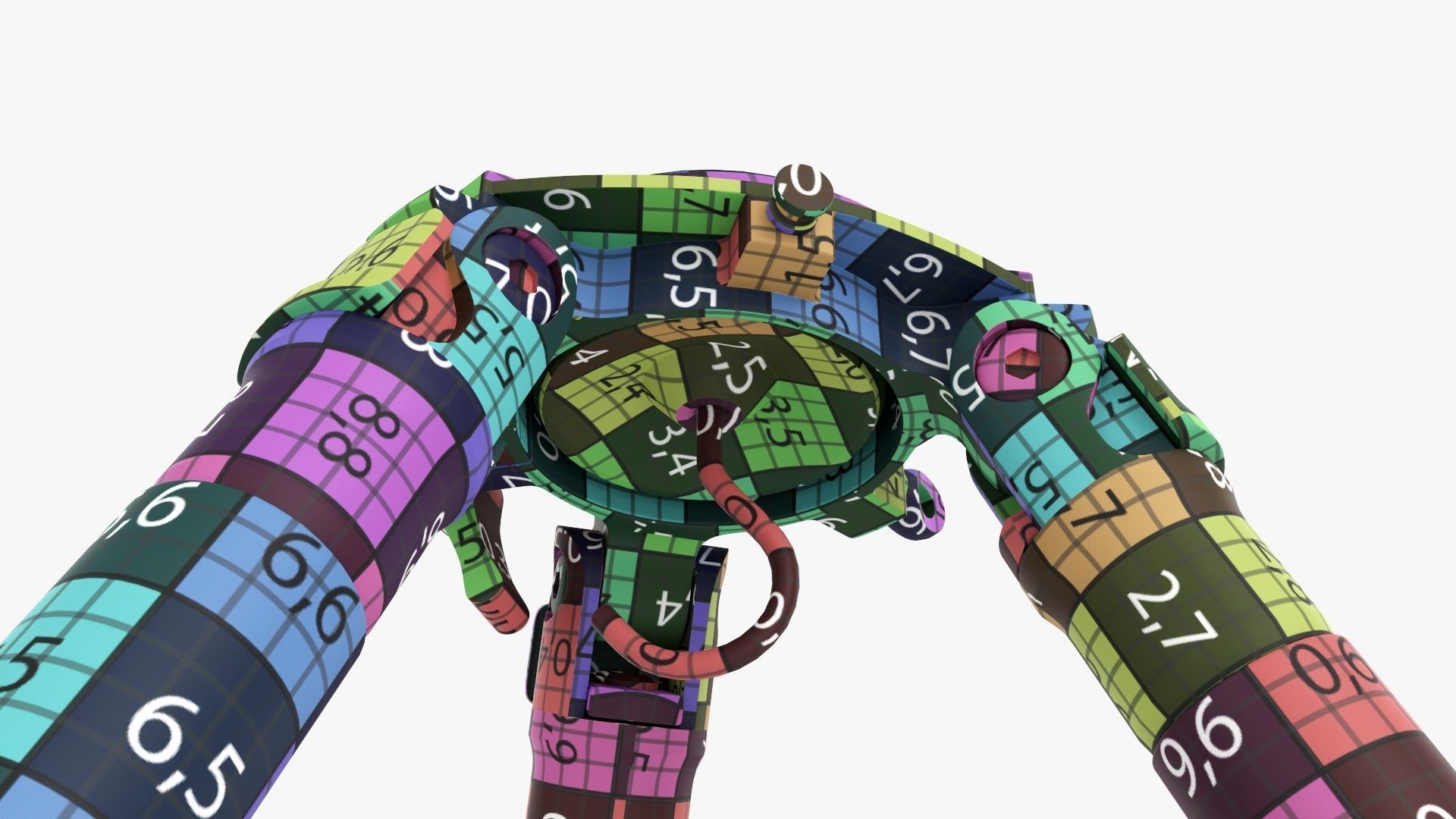 Camera carbon fiber tripod 02 3D model_22