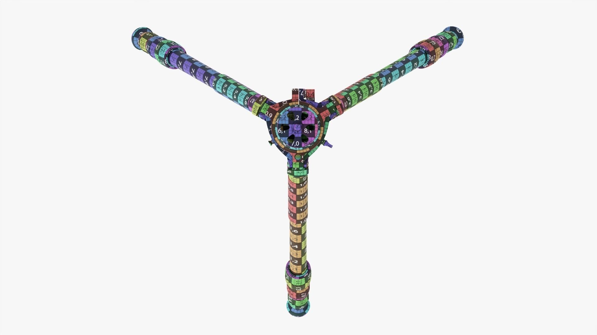 Camera carbon fiber tripod 02 3D model_26