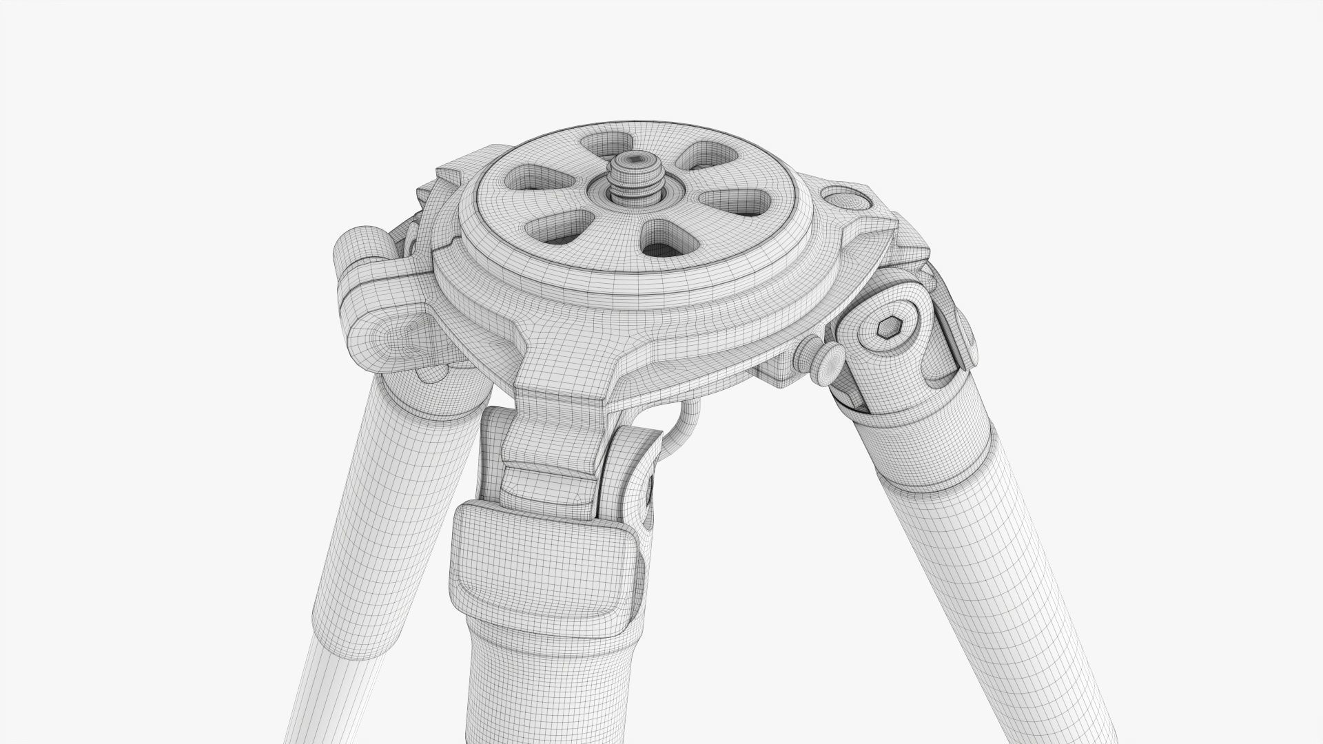Camera carbon fiber tripod 02 3D model_12