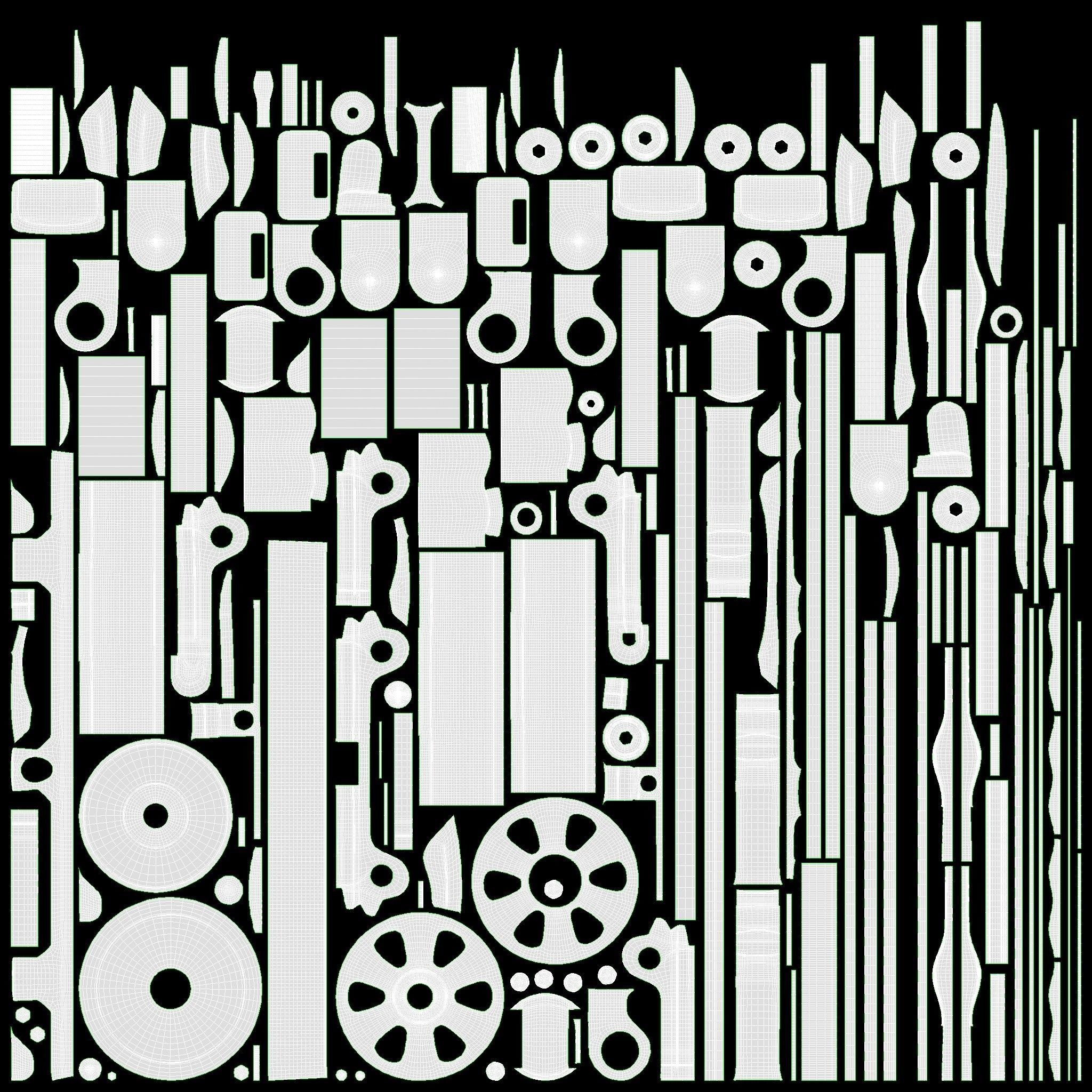 Camera carbon fiber tripod 02 3D model_30