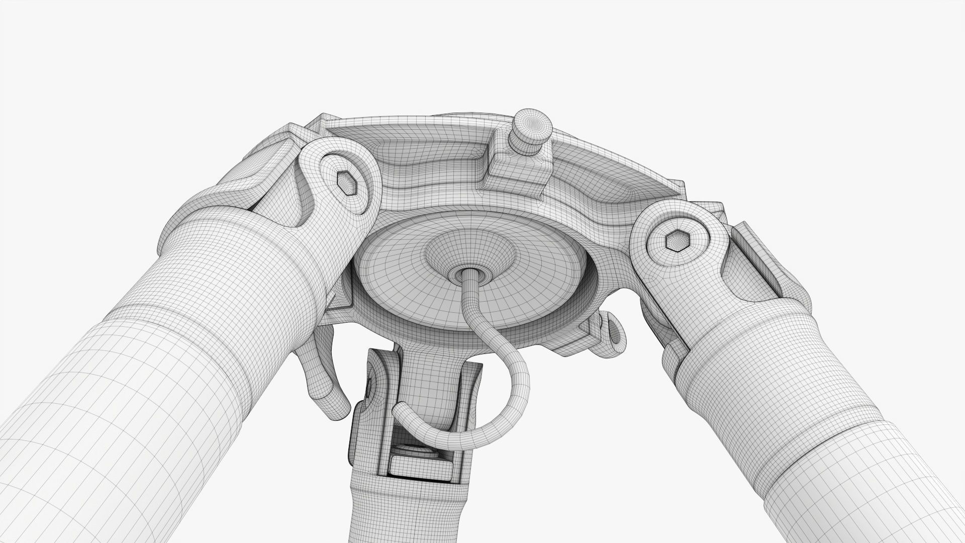 Camera carbon fiber tripod 02 3D model_13