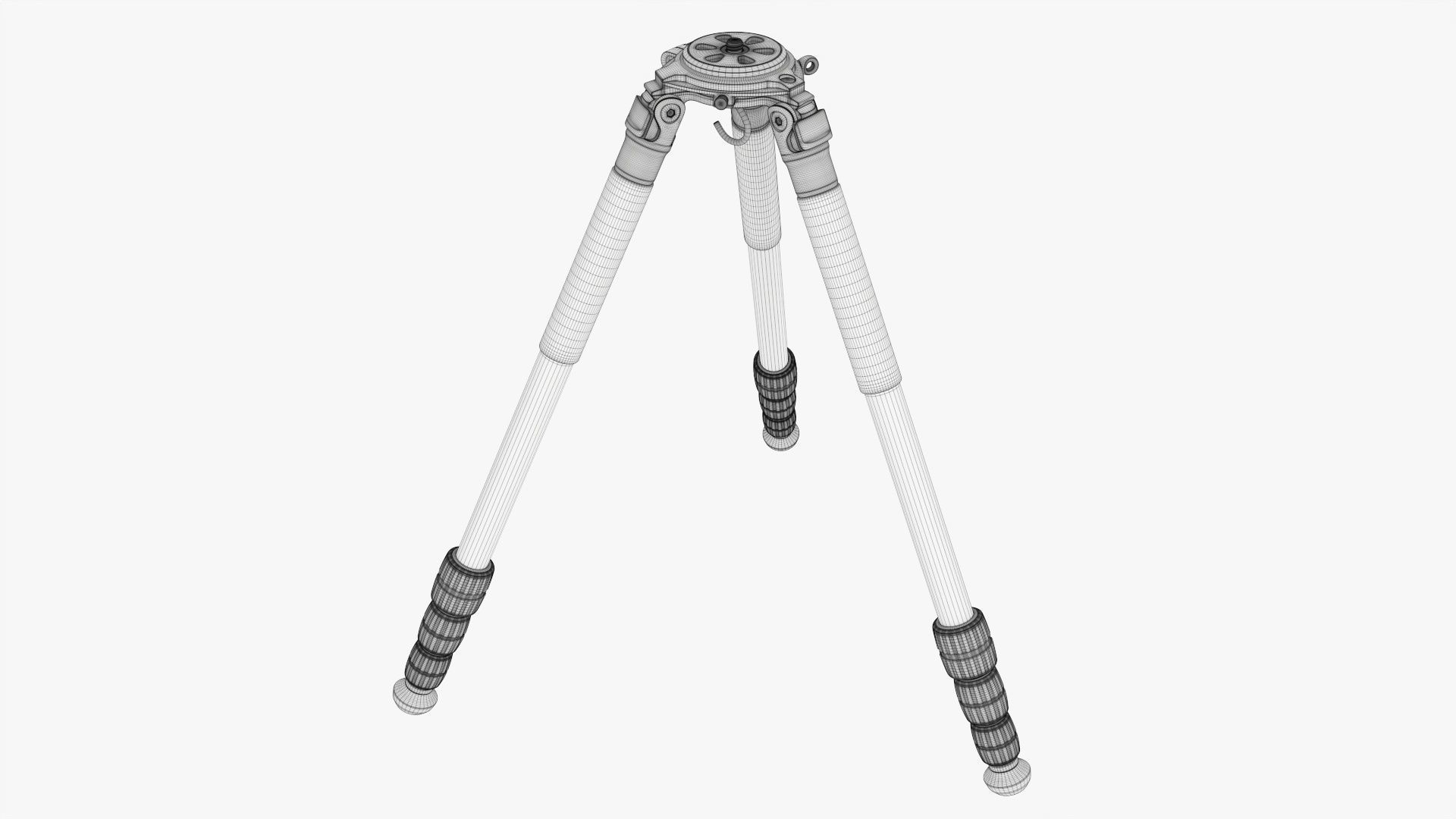 Camera carbon fiber tripod 02 3D model_9