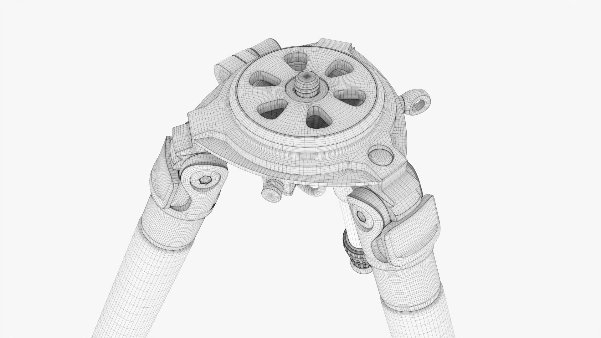 Camera carbon fiber tripod 02 3D model_11