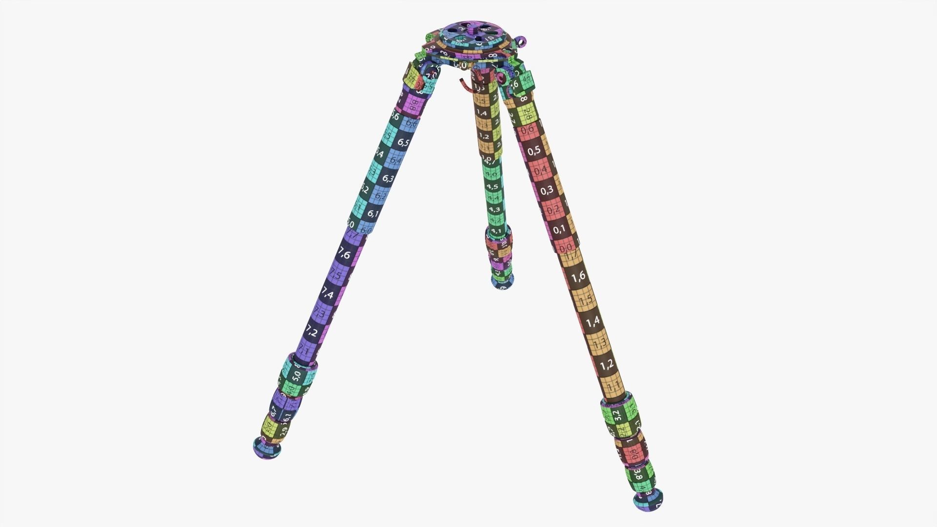 Camera carbon fiber tripod 02 3D model_18