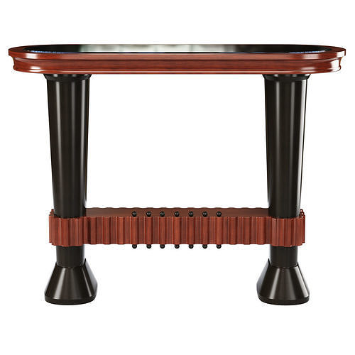 Minotti Collezioni wooden console  Low-poly 3D model