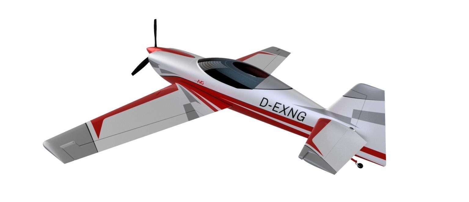 Extra NG Aerobatic Aircraft Miniature 3D model_3