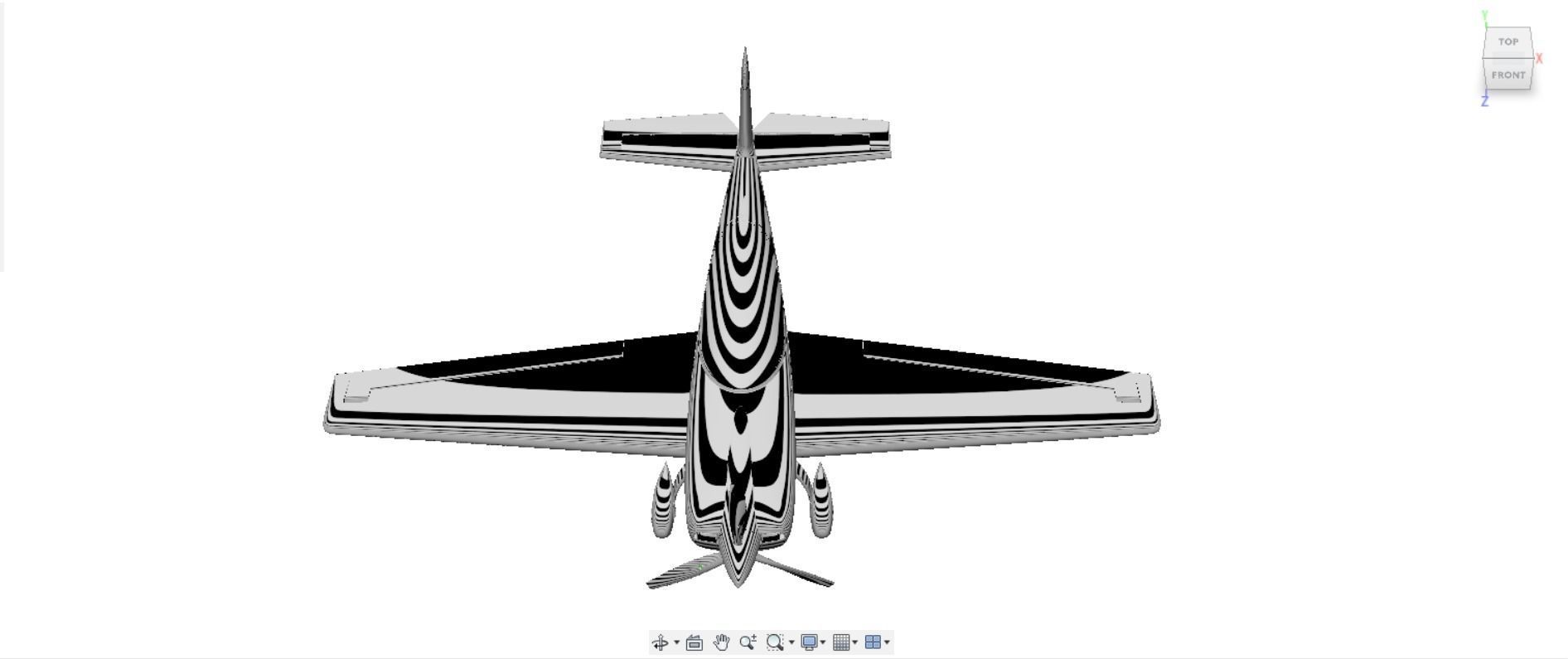 Extra NG Aerobatic Aircraft Miniature 3D model_11