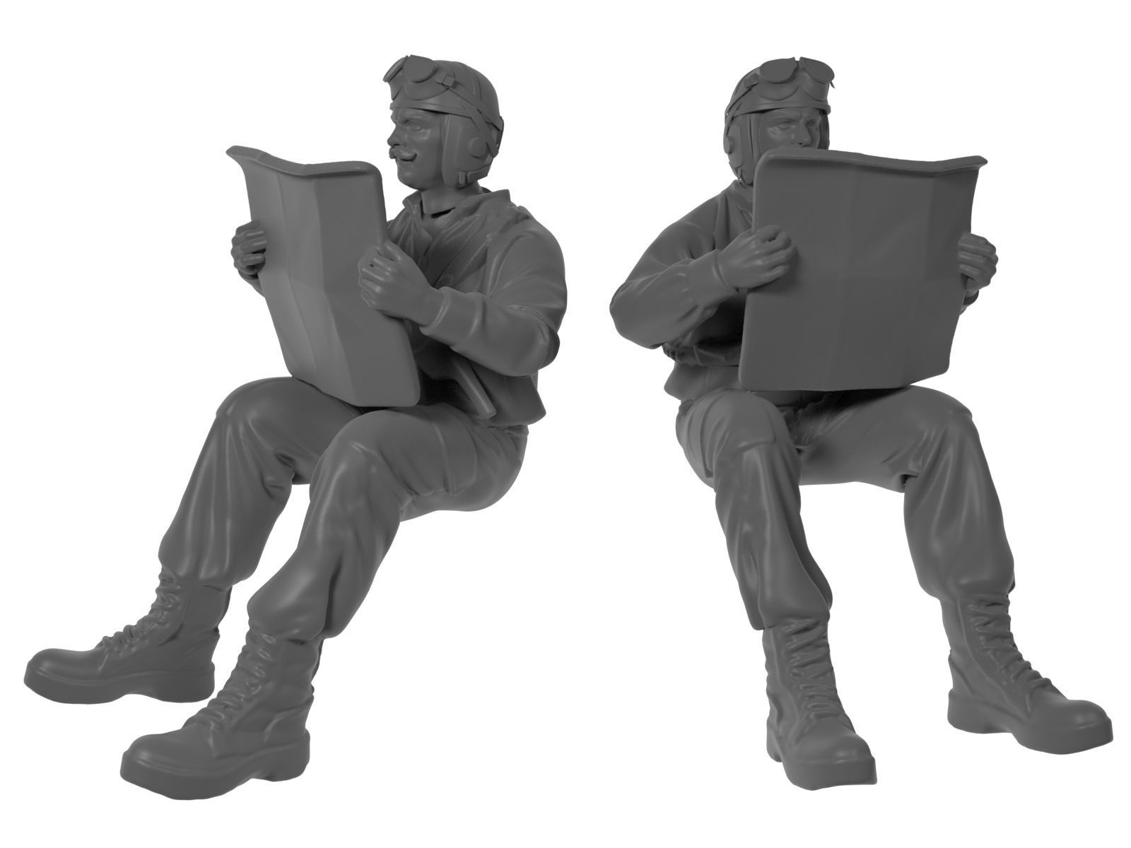 USA tank crew7 3D print model_3