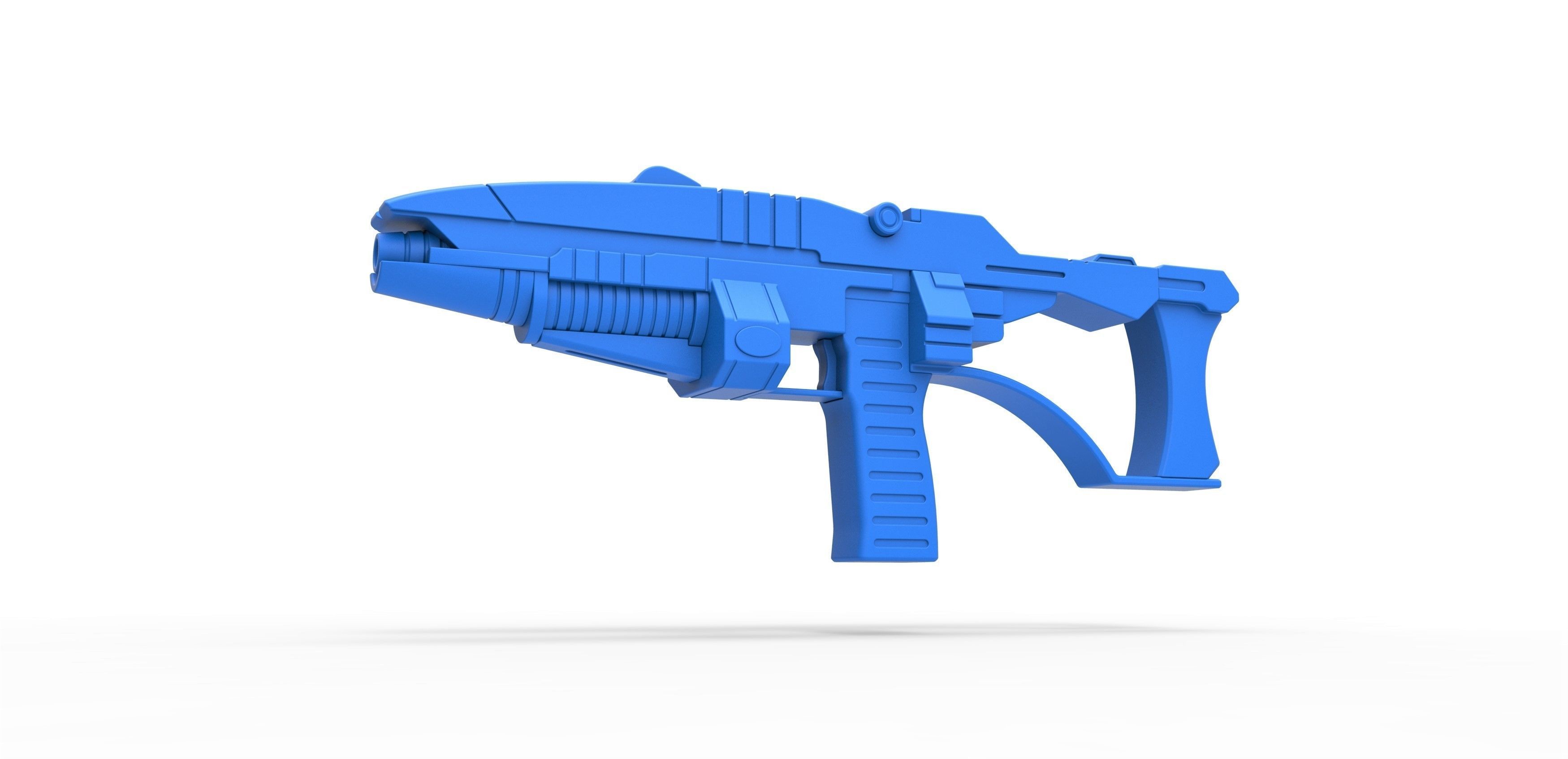 Andorian Plasma Rifle from Star Trek Enterprise TV series 3D model_12