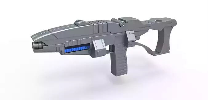Andorian Plasma Rifle from Star Trek Enterprise TV series 3D model