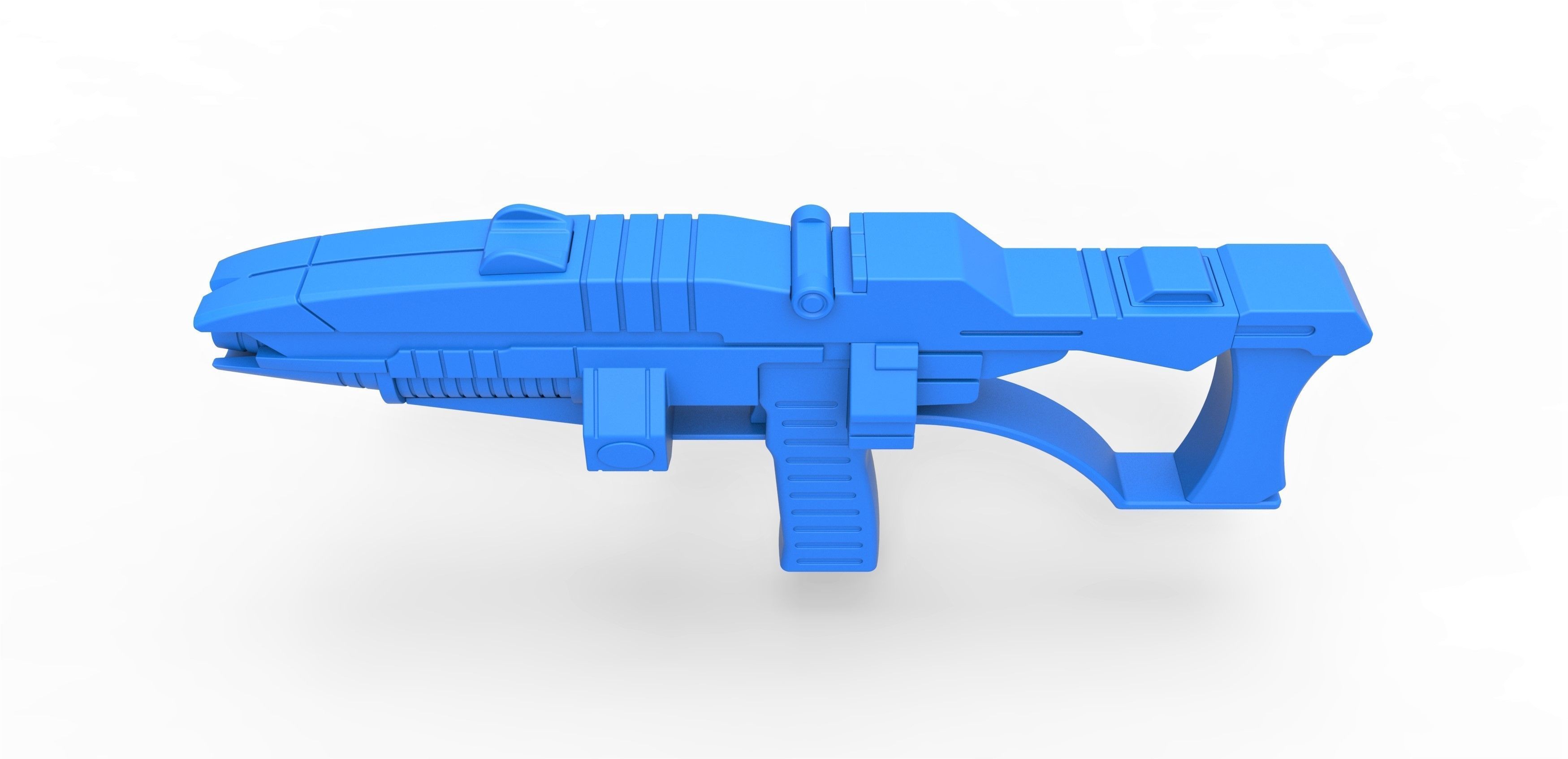 Andorian Plasma Rifle from Star Trek Enterprise TV series 3D model_17