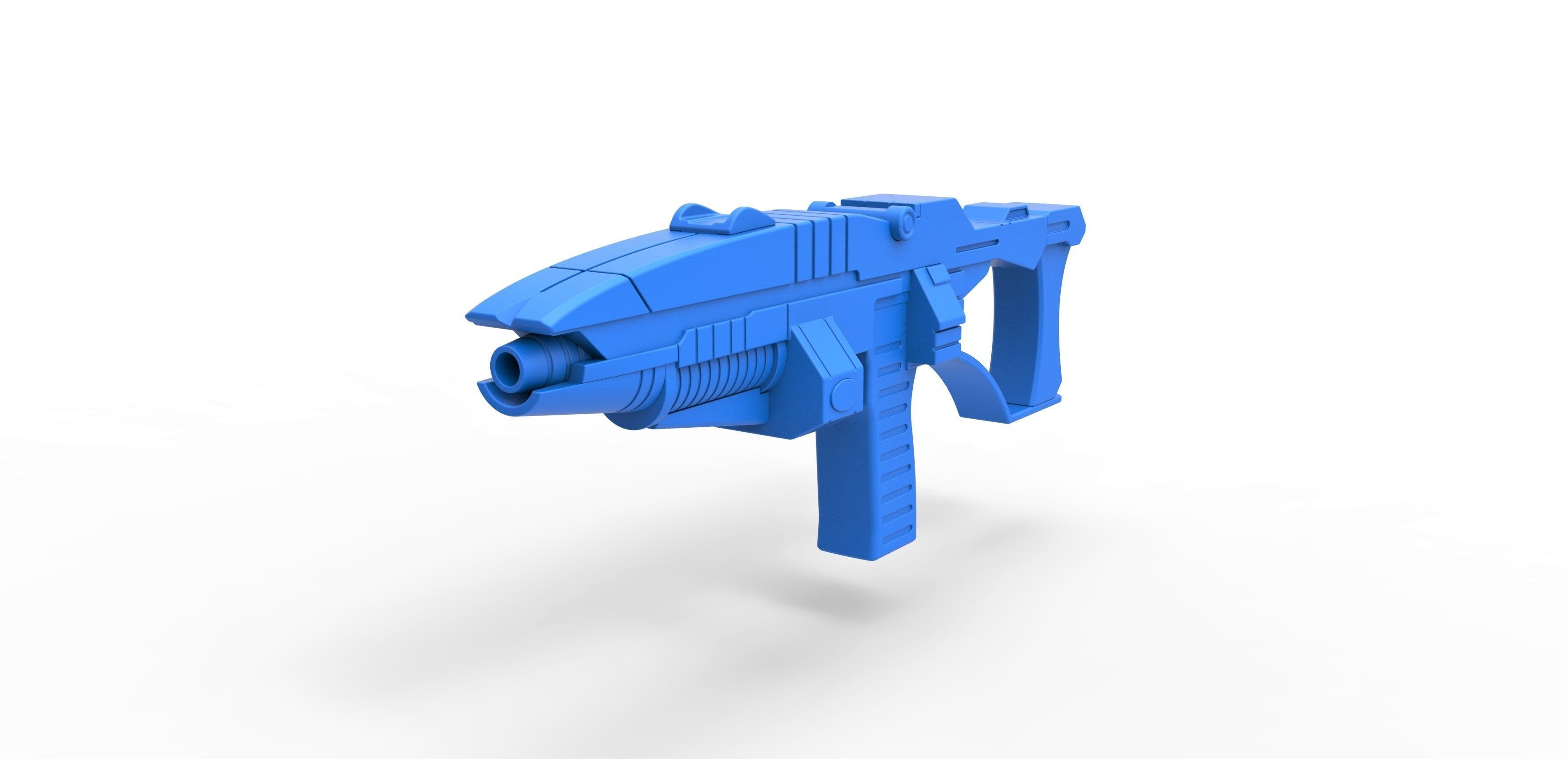 Andorian Plasma Rifle from Star Trek Enterprise TV series 3D model_13