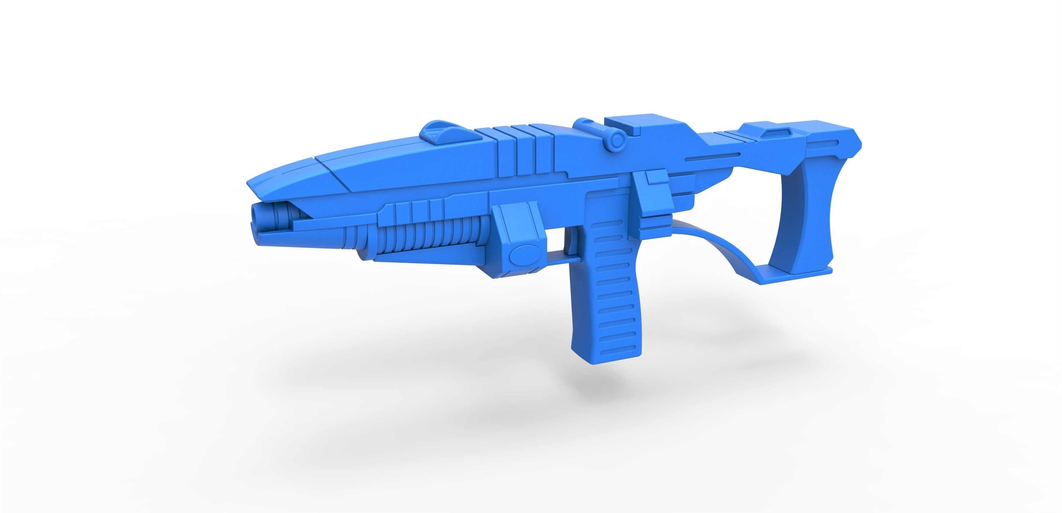Andorian Plasma Rifle from Star Trek Enterprise TV series 3D model_11